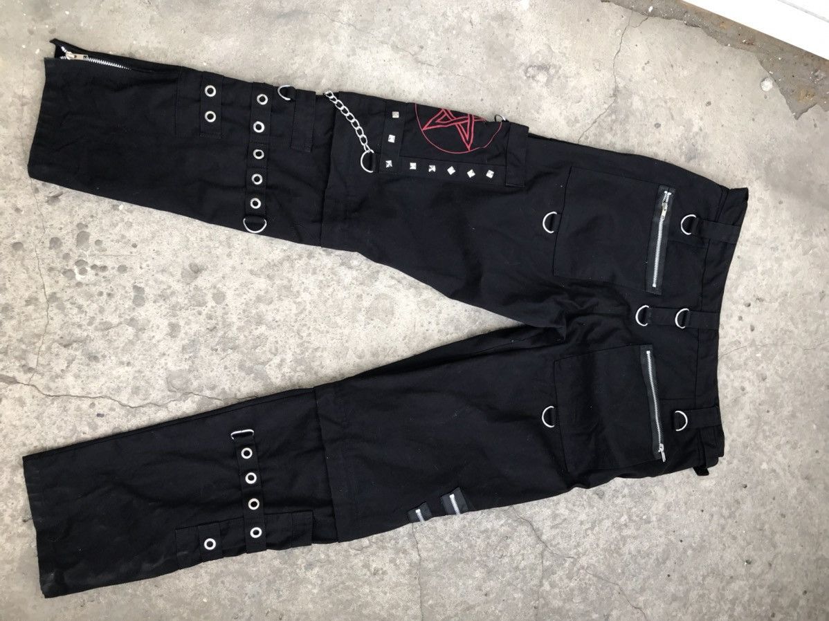 Japanese Brand × Vintage Dead Threads Bondage Zipper Cargo Pants Size US 32 / EU 48 - 8 Thumbnail