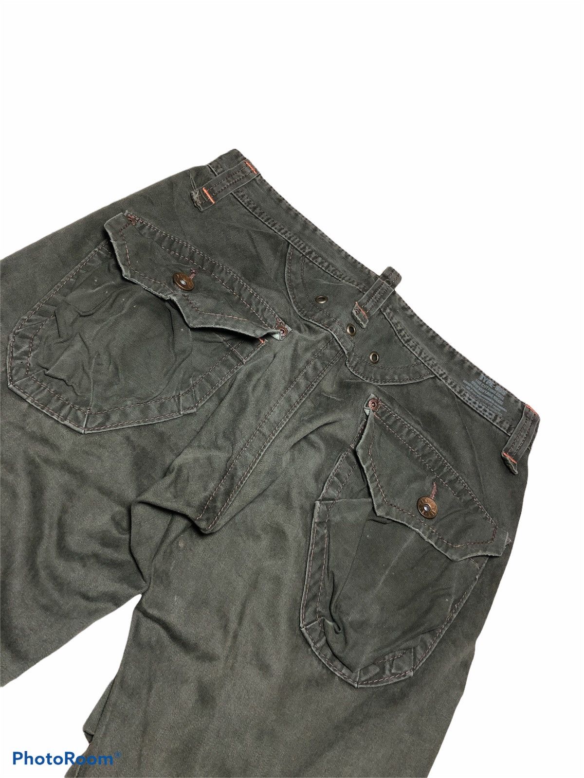 Edwin × Japanese Brand EDWIN SIX POCKET TACTICAL/MULTIPOCKET BUSHPANT KHAKI Size US 32 / EU 48 - 6 Thumbnail