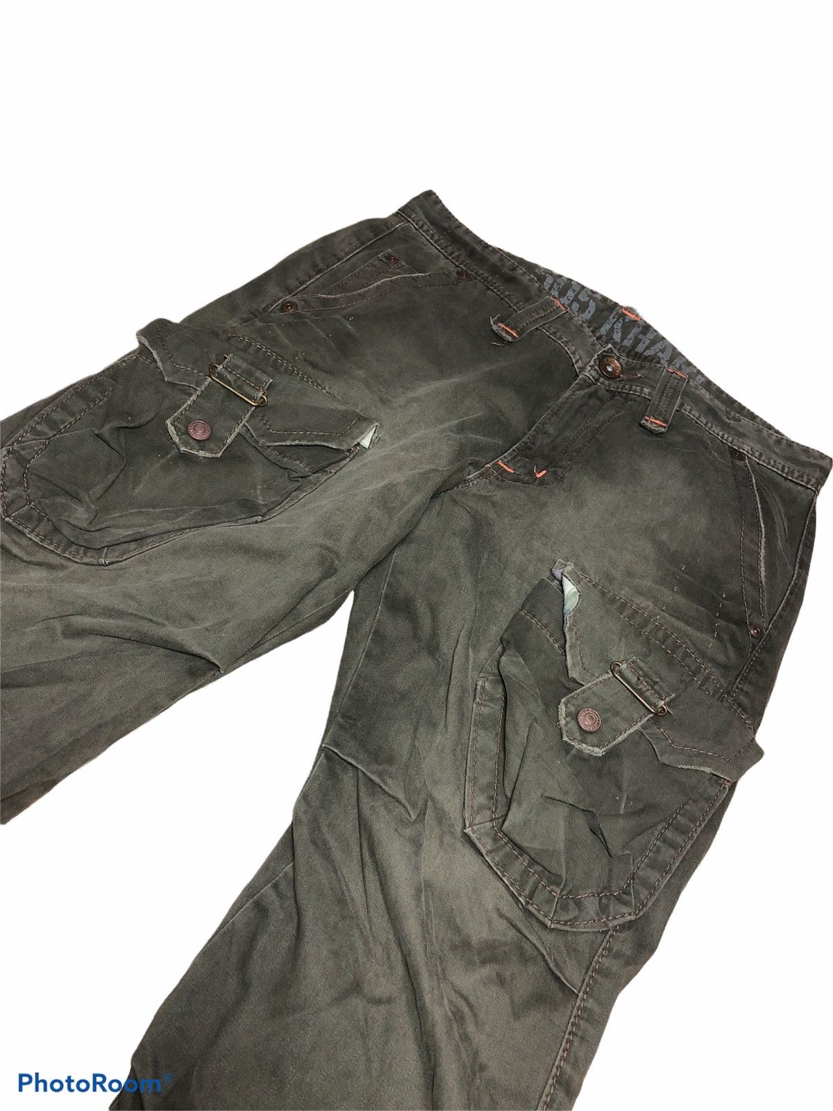 Edwin × Japanese Brand EDWIN SIX POCKET TACTICAL/MULTIPOCKET BUSHPANT KHAKI Size US 32 / EU 48 - 5 Thumbnail