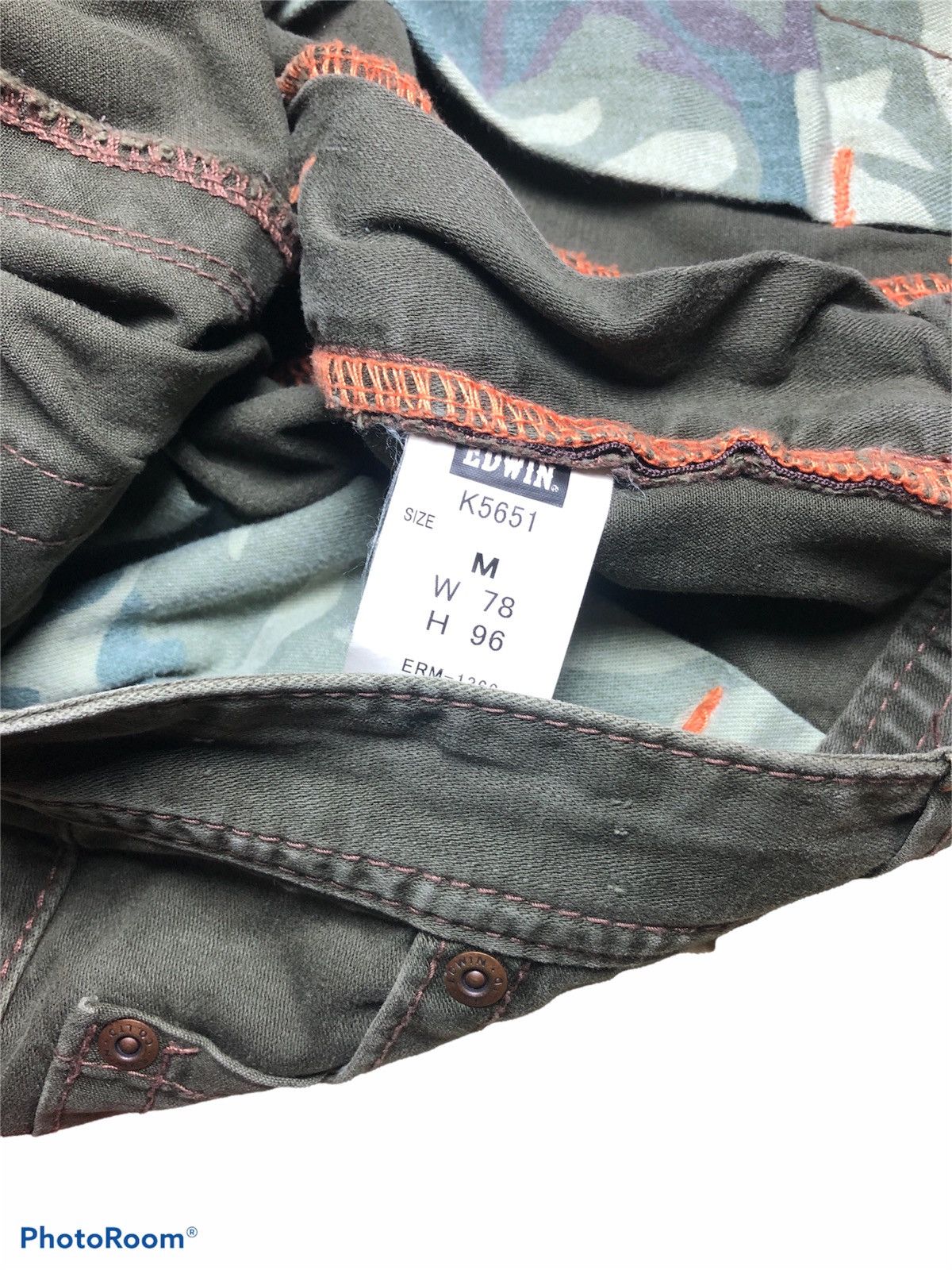 Edwin × Japanese Brand EDWIN SIX POCKET TACTICAL/MULTIPOCKET BUSHPANT KHAKI Size US 32 / EU 48 - 8 Thumbnail