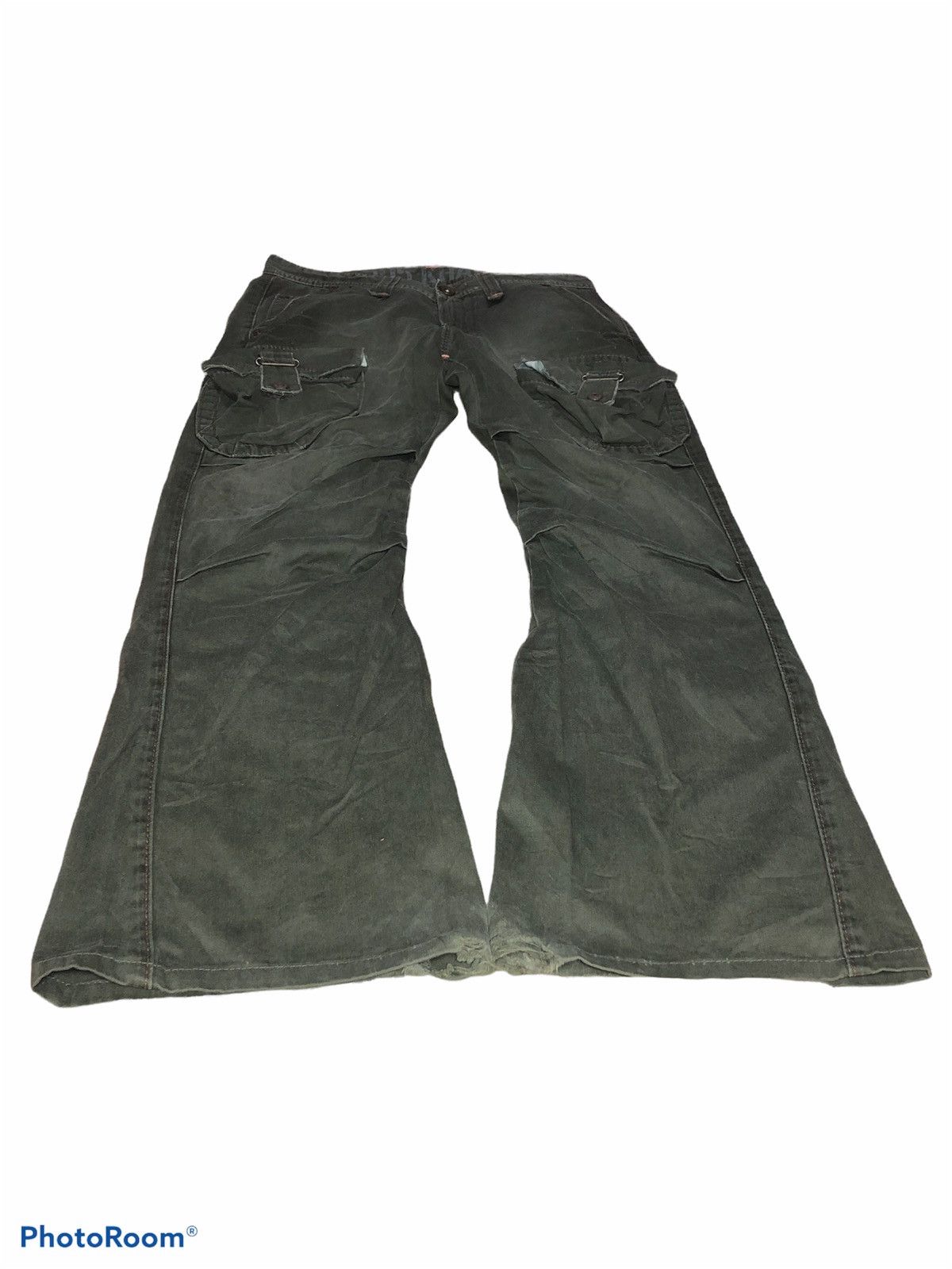 Edwin × Japanese Brand EDWIN SIX POCKET TACTICAL/MULTIPOCKET BUSHPANT KHAKI Size US 32 / EU 48 - 3 Thumbnail