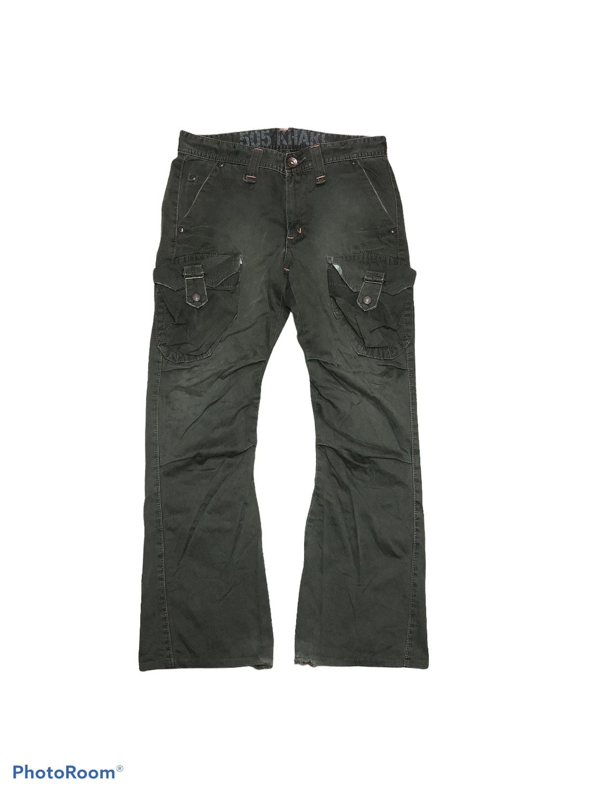 Edwin × Japanese Brand EDWIN SIX POCKET TACTICAL/MULTIPOCKET BUSHPANT KHAKI Size US 32 / EU 48 - 1 Thumbnail