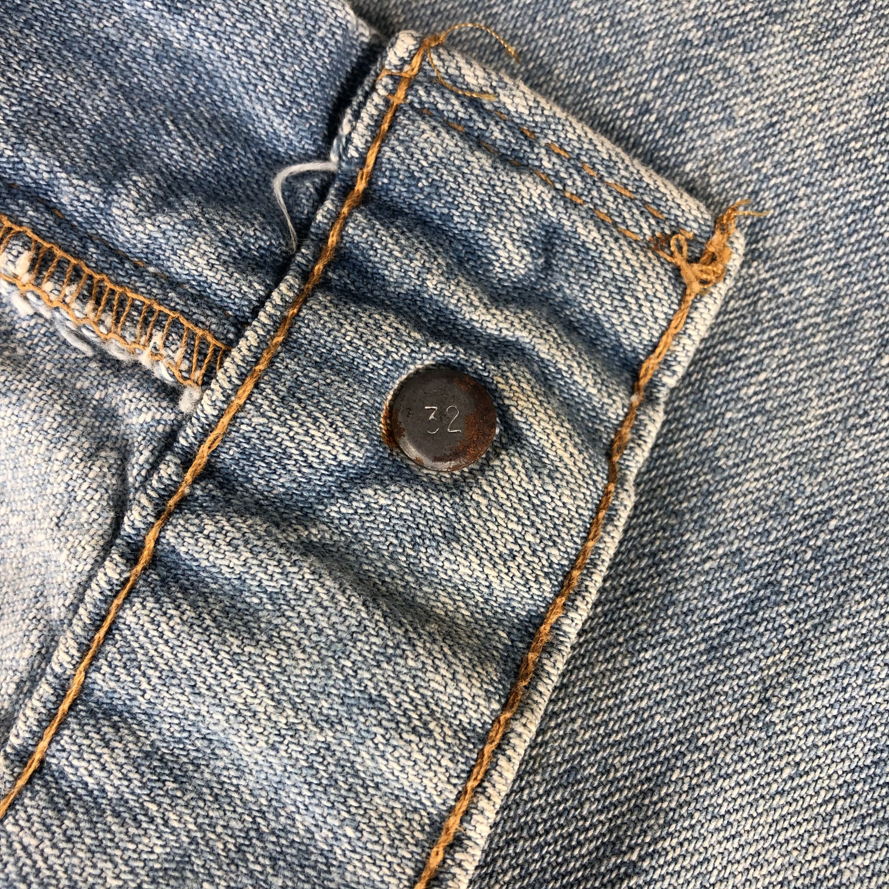 Levi's Vintage 80s Levi's Orange Tab Jeans Dirty Flare Denim KJ687 Size US 32 / EU 48 - 8 Thumbnail