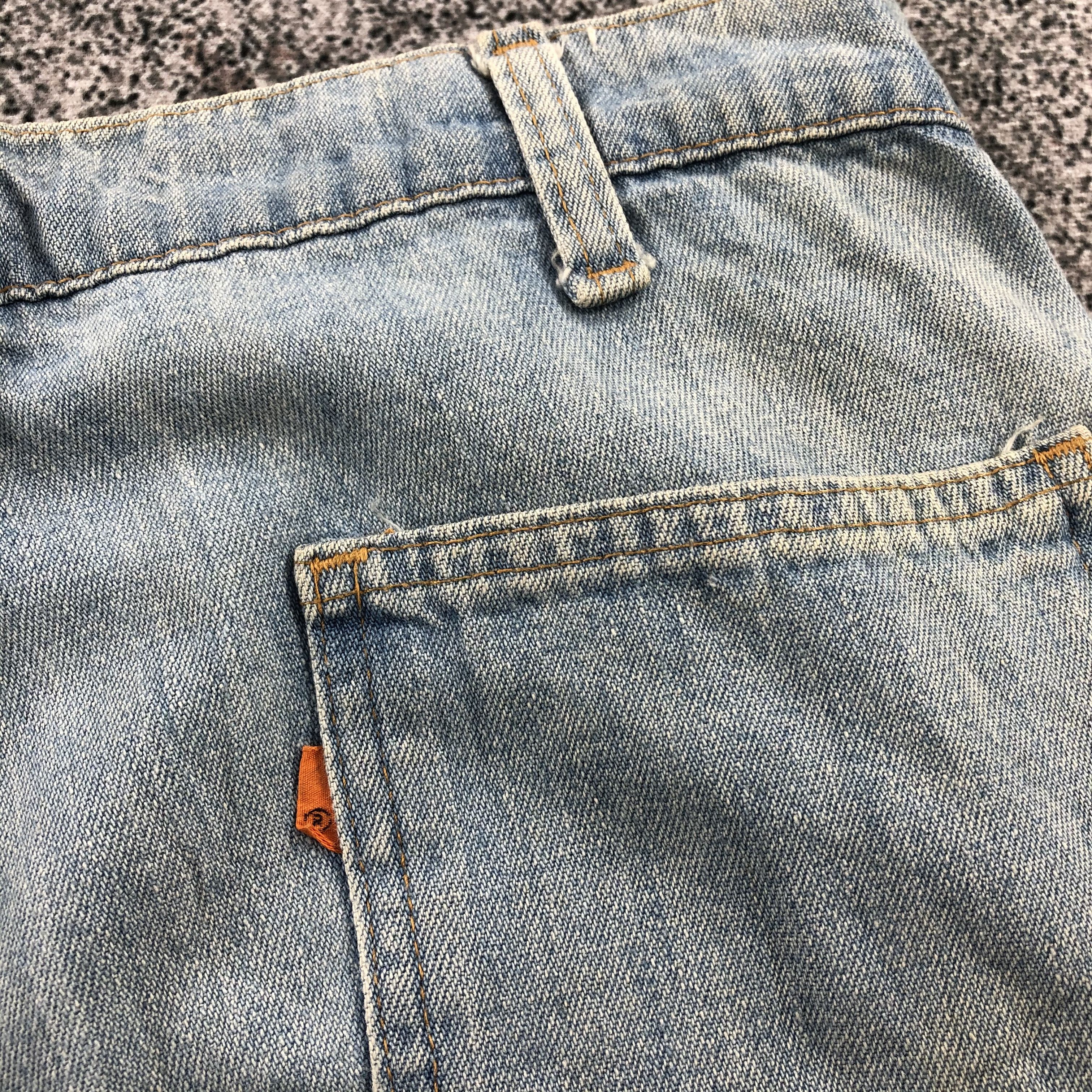 Levi's Vintage 80s Levi's Orange Tab Jeans Dirty Flare Denim KJ687 Size US 32 / EU 48 - 5 Thumbnail