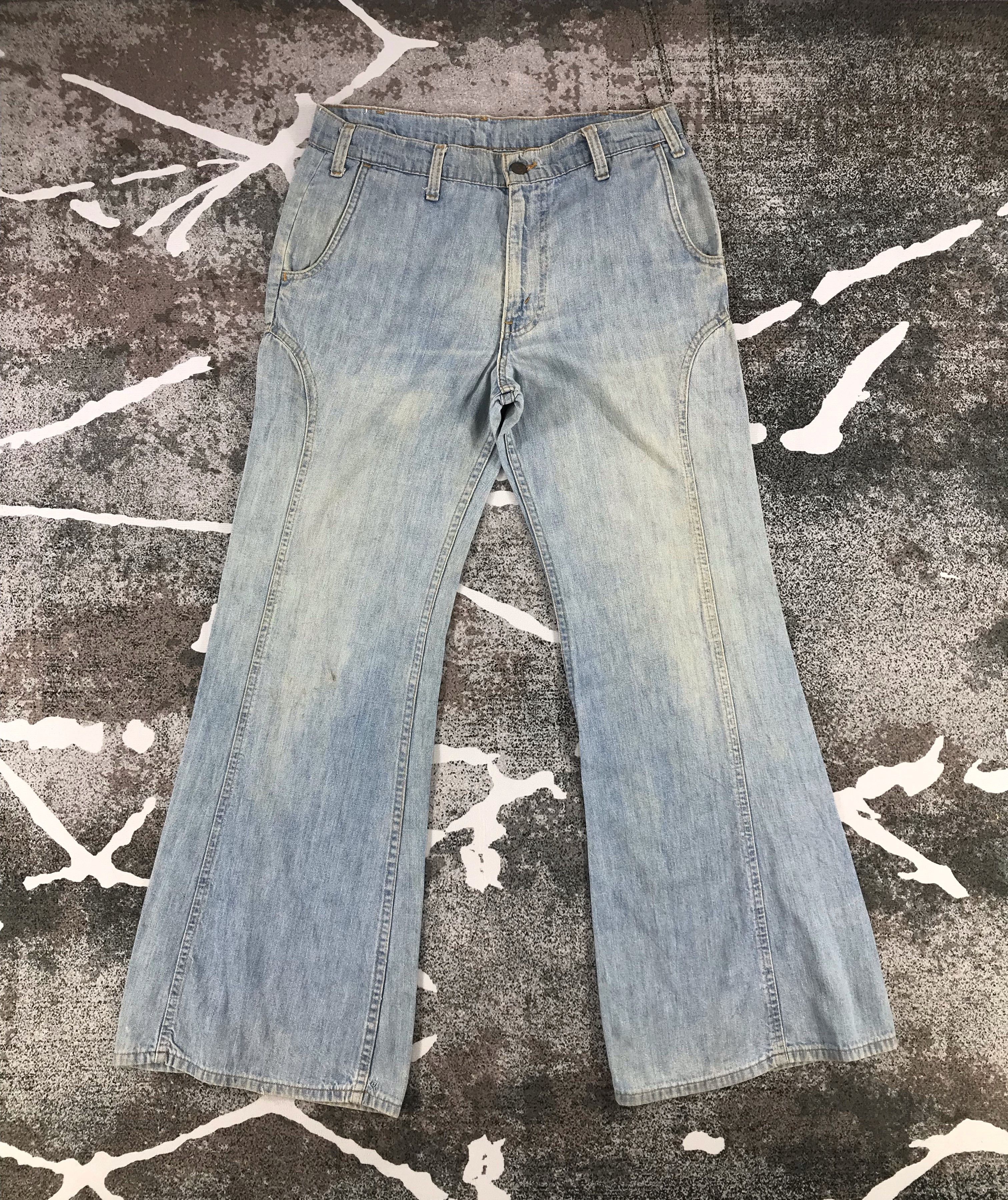 Levi's Vintage 80s Levi's Orange Tab Jeans Dirty Flare Denim KJ687 Size US 32 / EU 48 - 1 Thumbnail