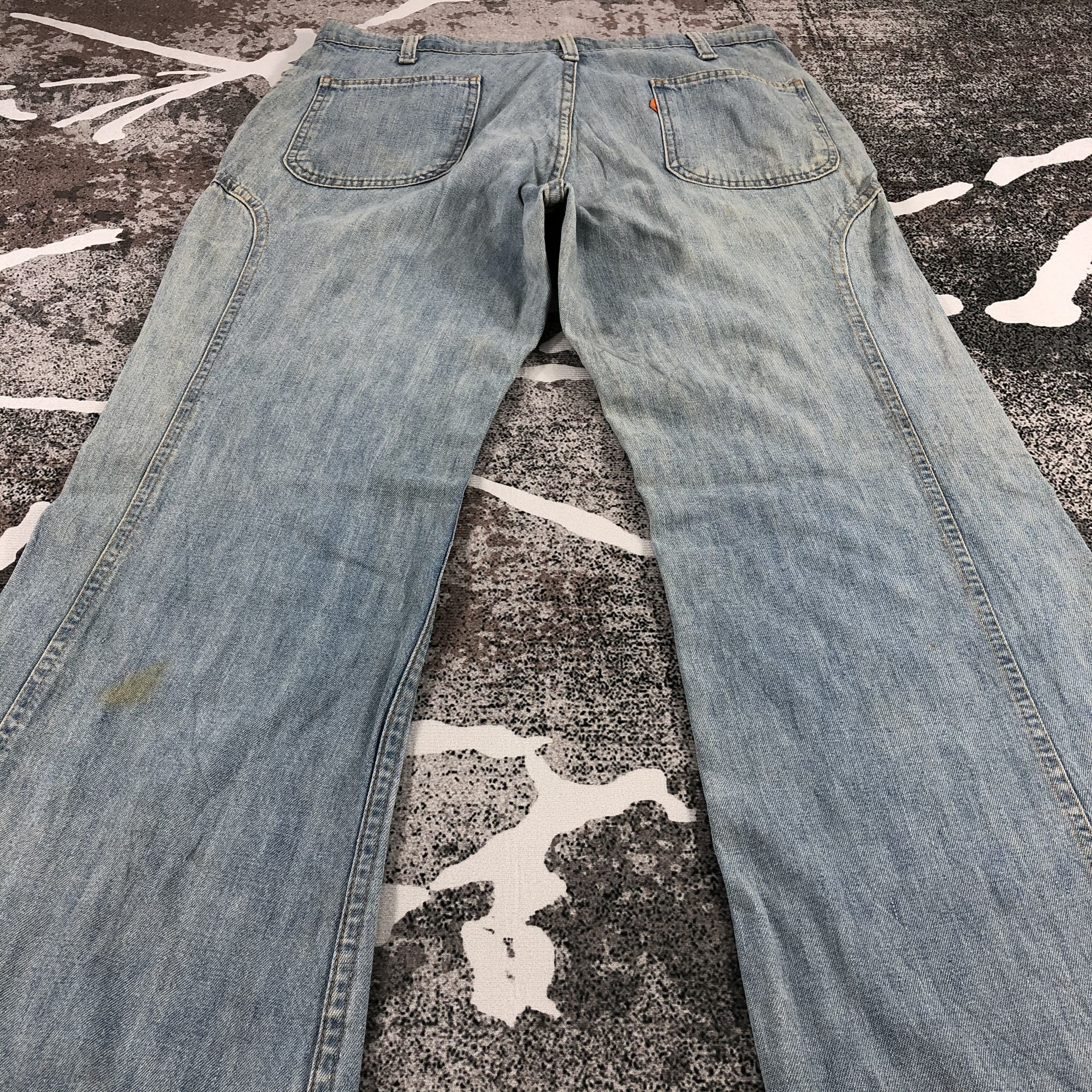 Levi's Vintage 80s Levi's Orange Tab Jeans Dirty Flare Denim KJ687 Size US 32 / EU 48 - 4 Thumbnail