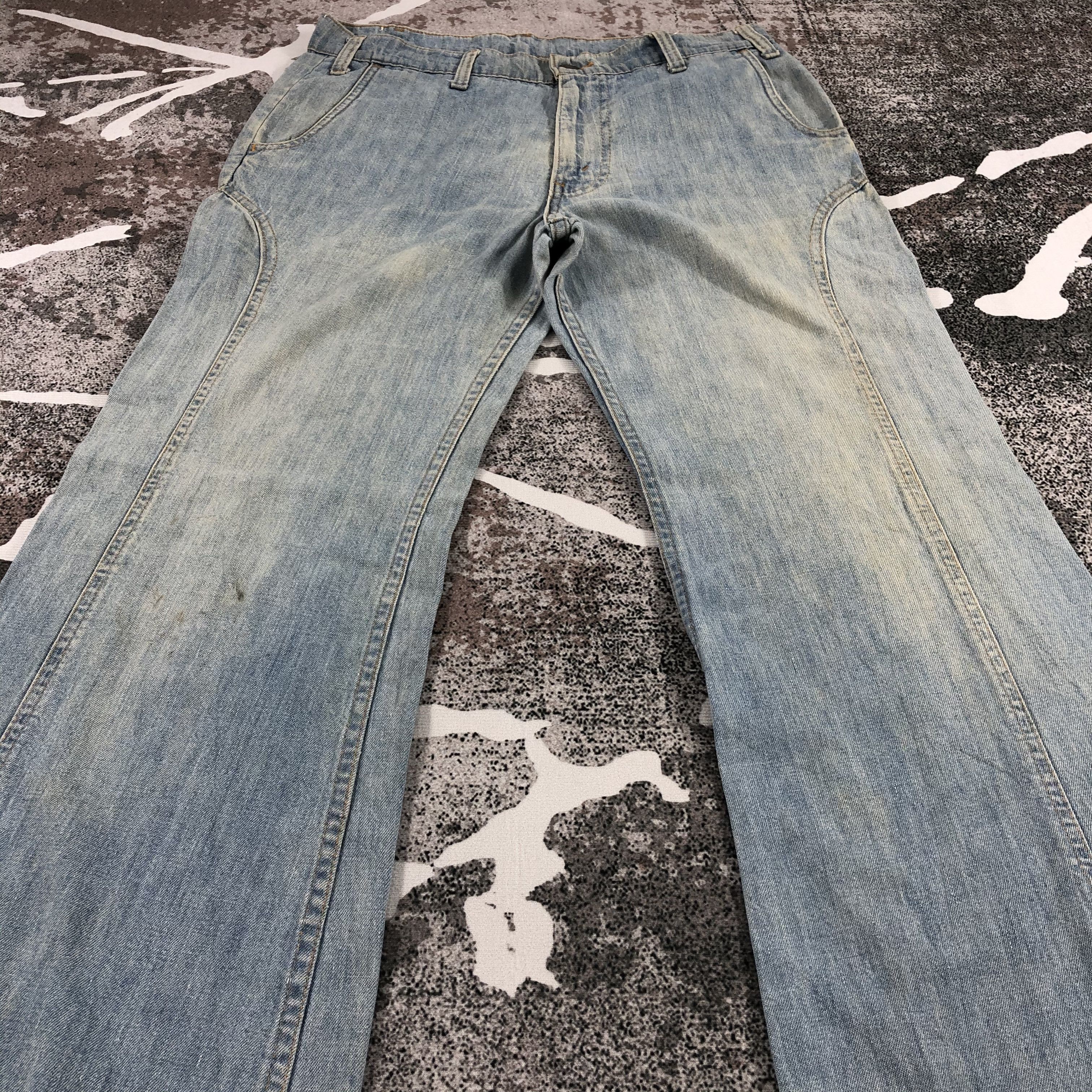 Levi's Vintage 80s Levi's Orange Tab Jeans Dirty Flare Denim KJ687 Size US 32 / EU 48 - 3 Thumbnail