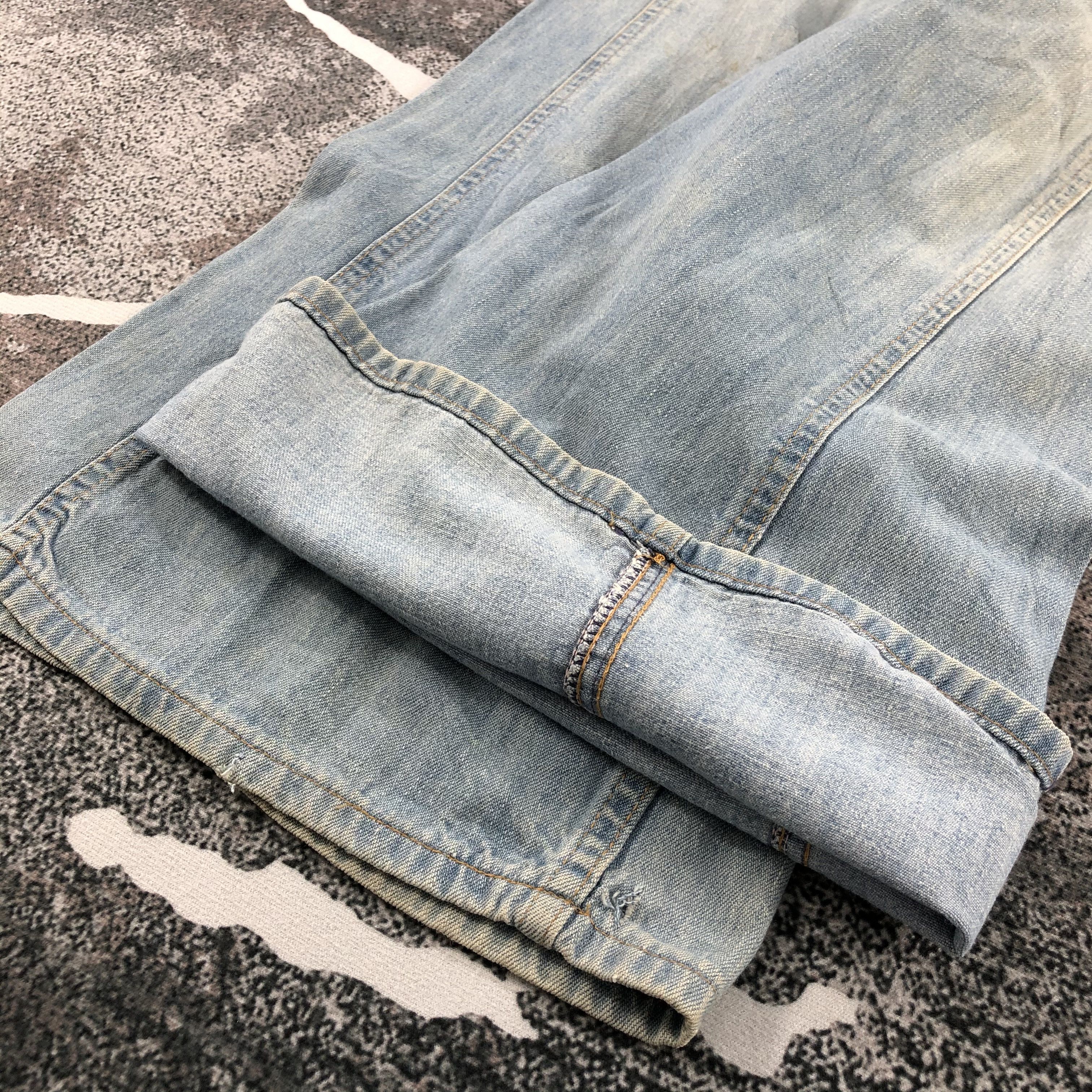 Levi's Vintage 80s Levi's Orange Tab Jeans Dirty Flare Denim KJ687 Size US 32 / EU 48 - 6 Thumbnail