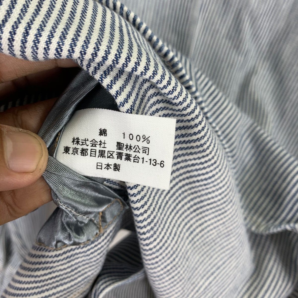 Blue Blue Japan × Japanese Brand VINTAGE BLUE BLUE JAPAN INDIGO WESTERN BUTTON OXFORD SHIRT Size US M / EU 48-50 / 2 - 9 Thumbnail
