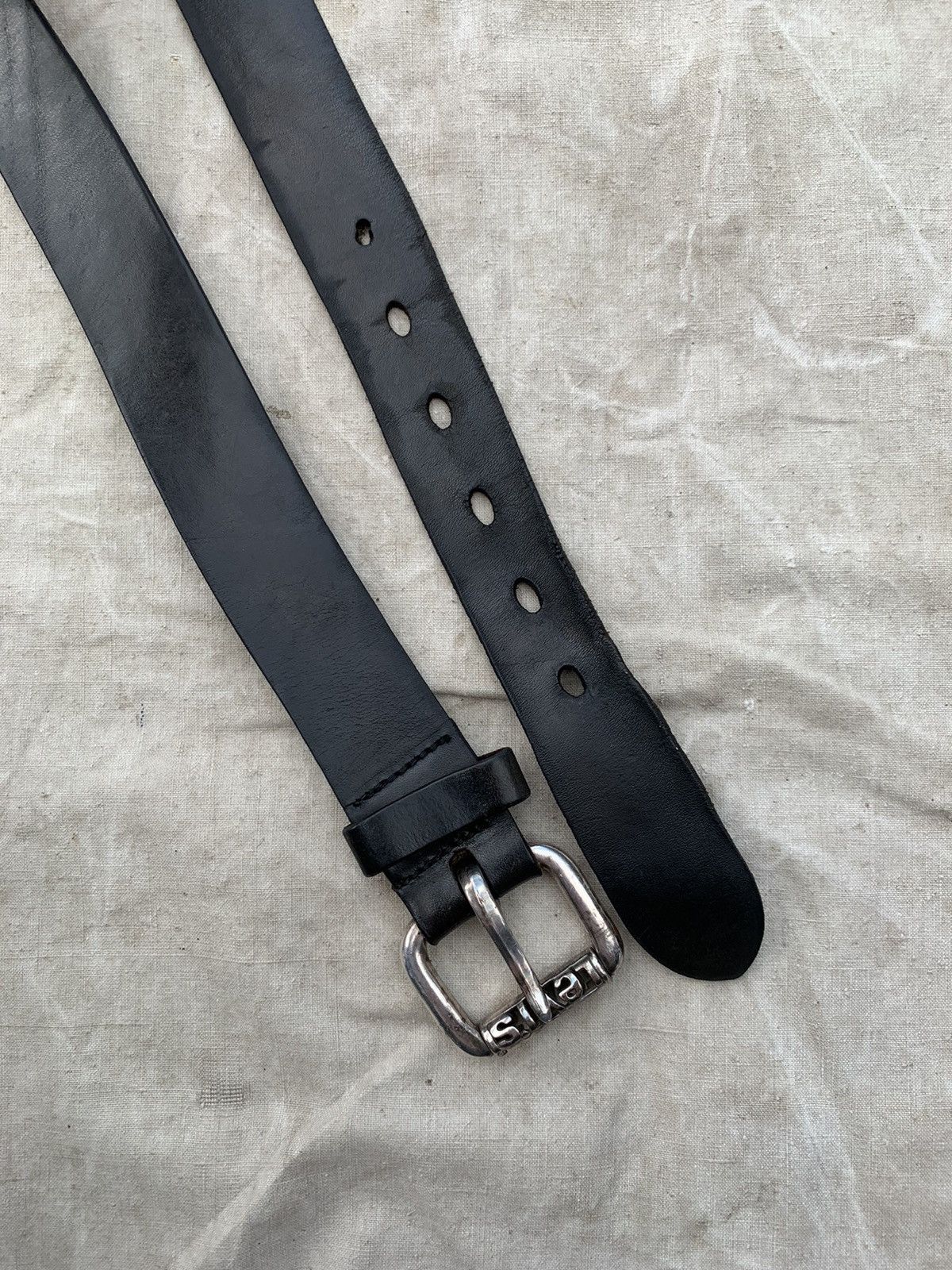Levi's Vintage Levis Logo Buckle Leather Belt Size ONE SIZE - 5 Thumbnail