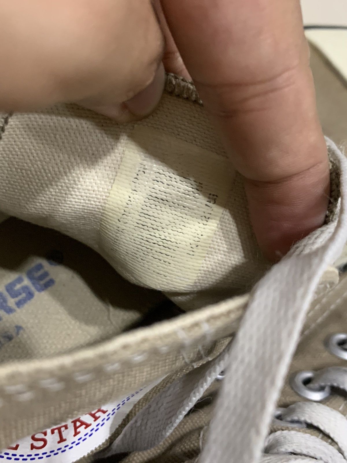 Converse × Vintage VTG CONVERSE MADE IN USA KURT COBAIN ALIKE 4.5UK Size US 5 / EU 37 - 8 Thumbnail