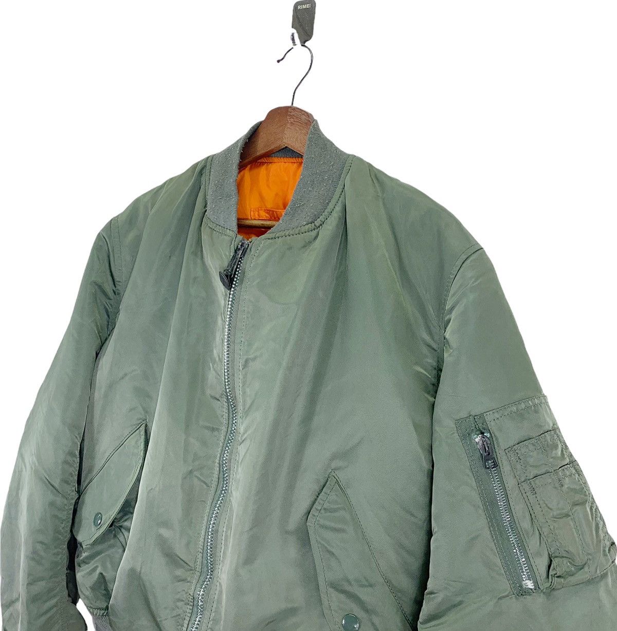 Alpha Industries VINTAGE ALPHA INDUSTRIES MILITARY BOMBER JACKET Size US L / EU 52-54 / 3 - 3 Thumbnail