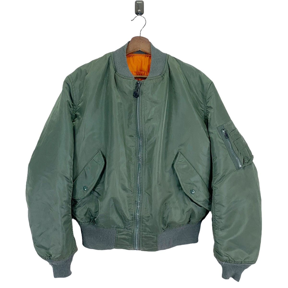 Alpha Industries VINTAGE ALPHA INDUSTRIES MILITARY BOMBER JACKET Size US L / EU 52-54 / 3 - 1 Thumbnail