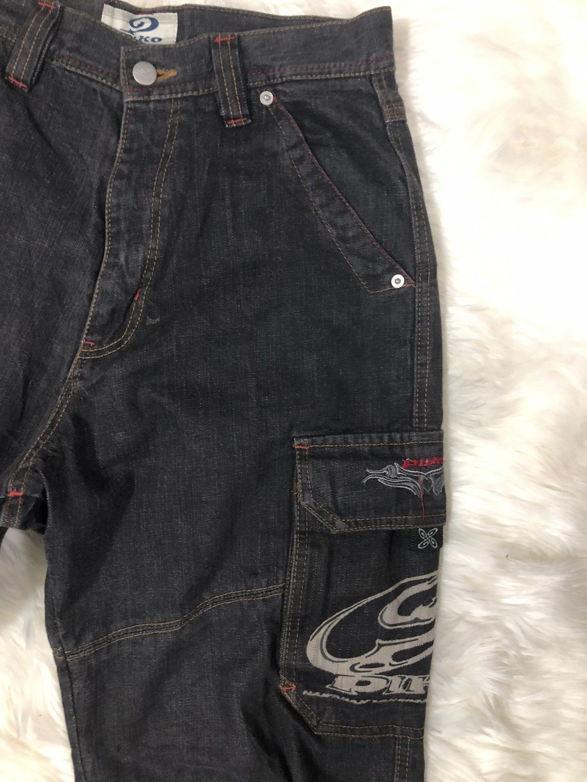 Japanese Brand PIKO Cargo Denim Sun Surf Style Nice Design Denim Size US 28 / EU 44 - 3 Thumbnail