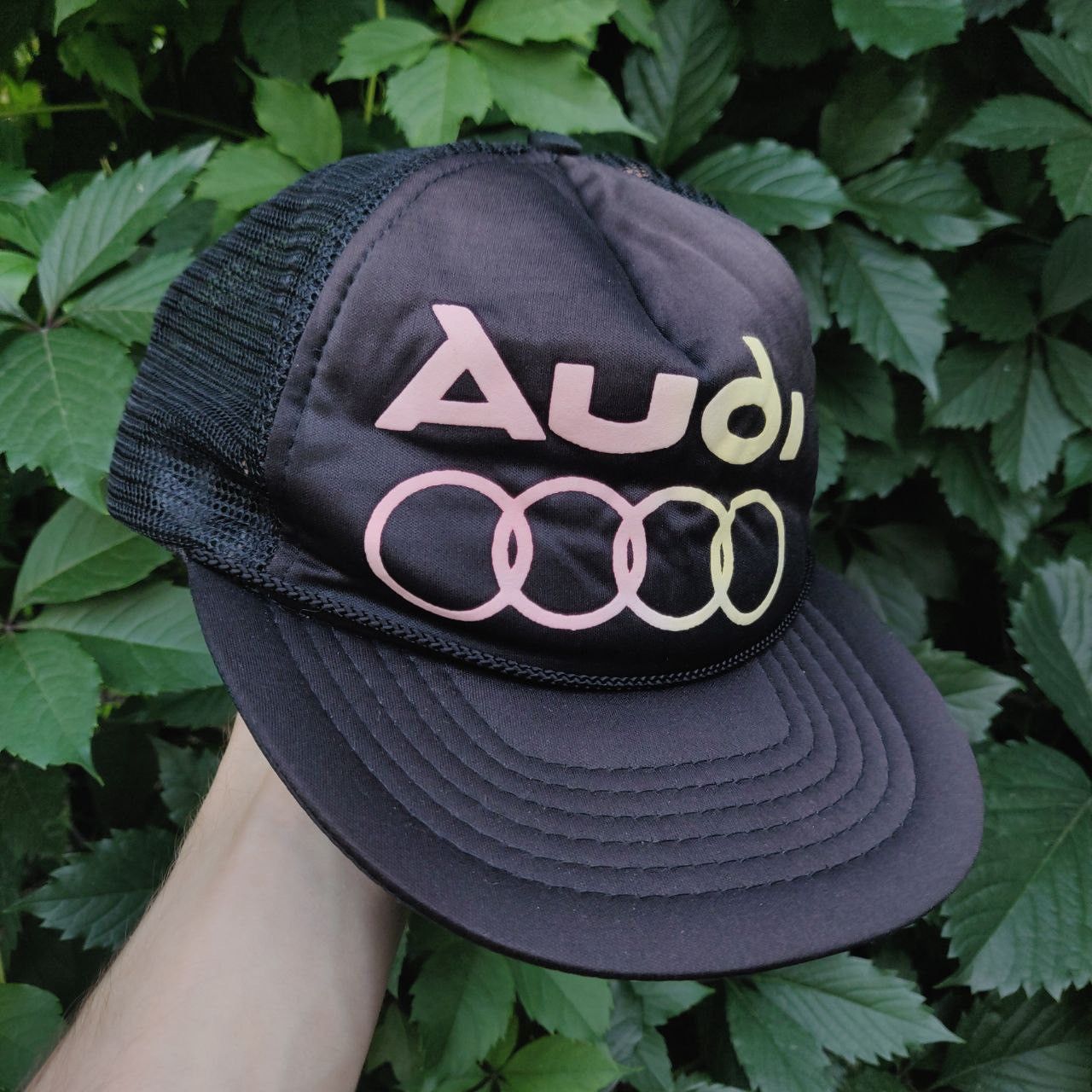Audi Audi Vintage Trucker Hat Cap Racing Size ONE SIZE - 2 Thumbnail