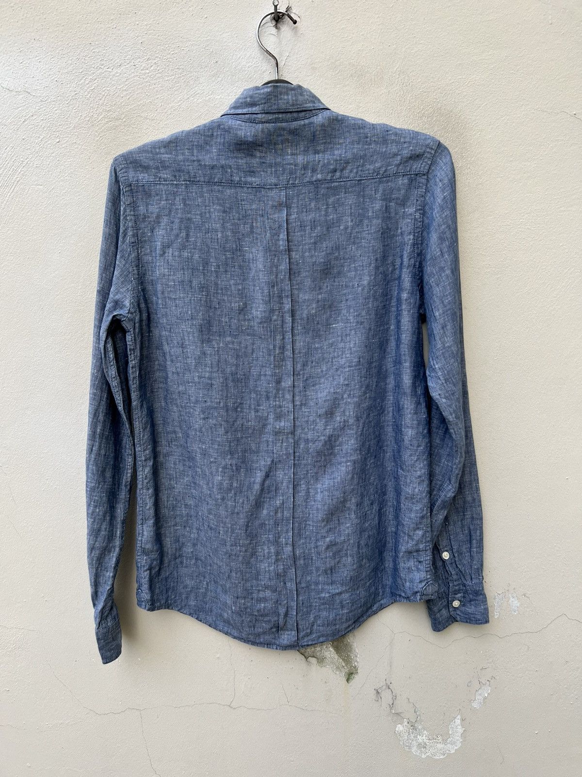 Vintage Nano Universe Japan 100% Linen Chambray Shirt Size US M / EU 48-50 / 2 - 12 Thumbnail