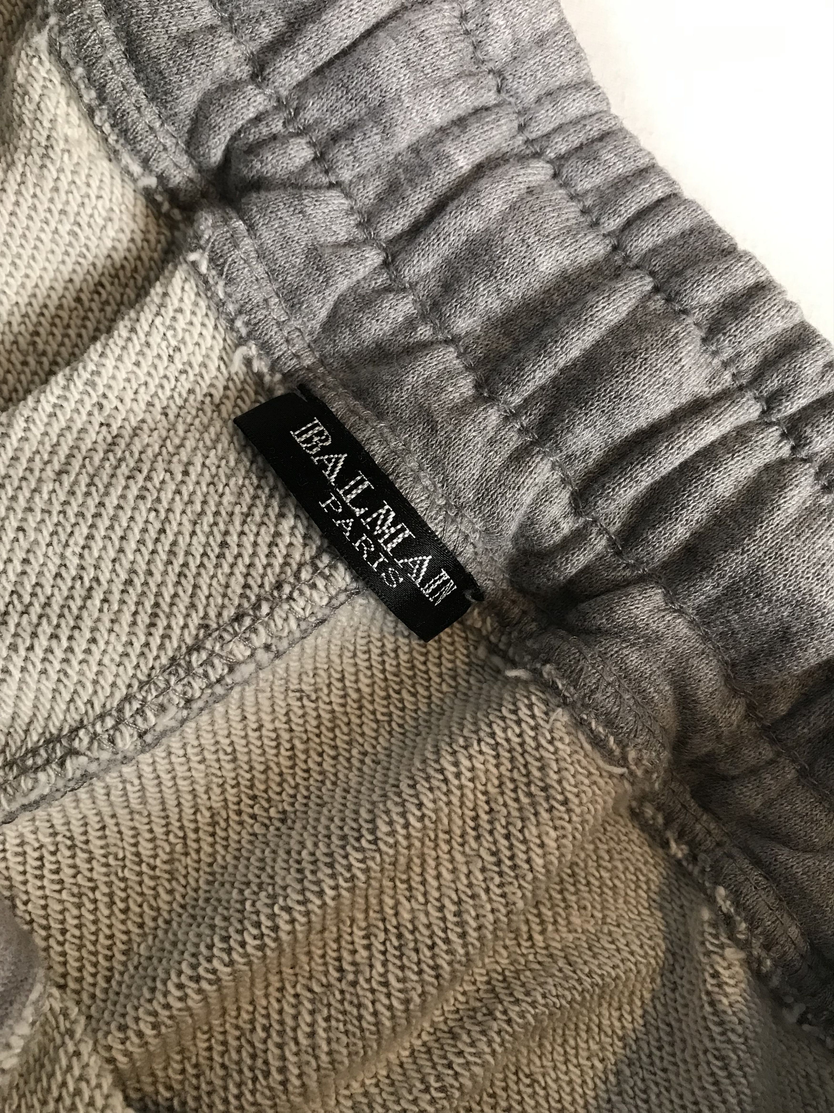 Balmain Men's Grey Balmain Sweatpants Size US 36 / EU 52 - 8 Thumbnail