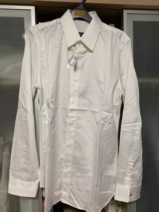 Mastermind Japan × Roar White Dress Shirt With Swarovski Crystal Double Gun Logo Size US M / EU 48-50 / 2 - 1 Thumbnail
