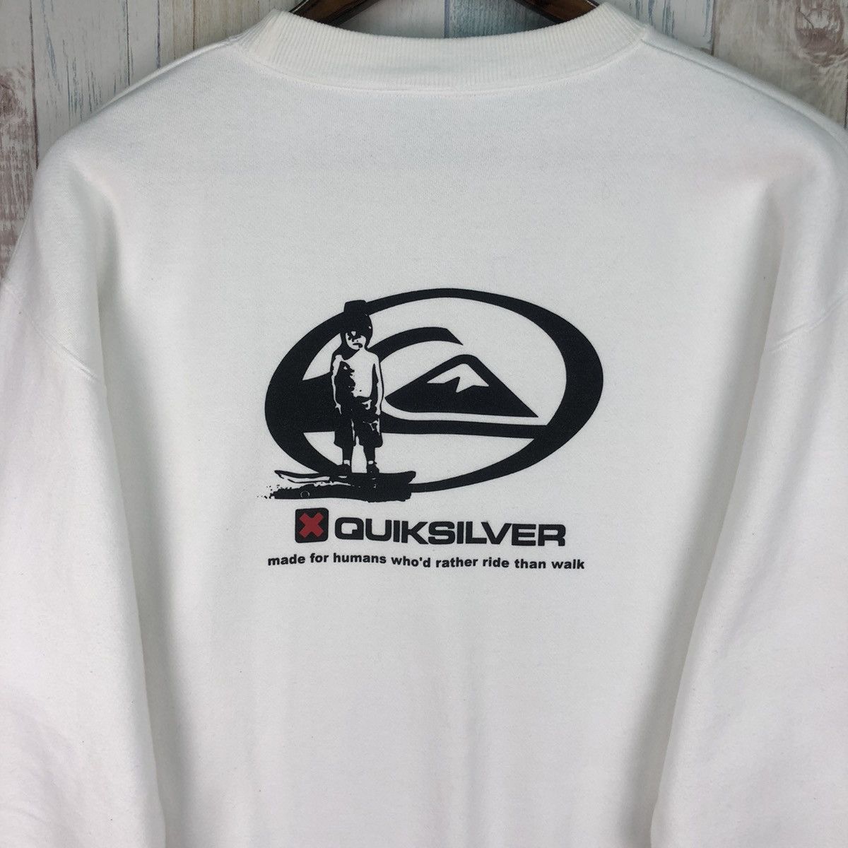 Quicksilver Vintage 90s Quicksilver Sweatshirt Made In Japan Size US L / EU 52-54 / 3 - 6 Thumbnail