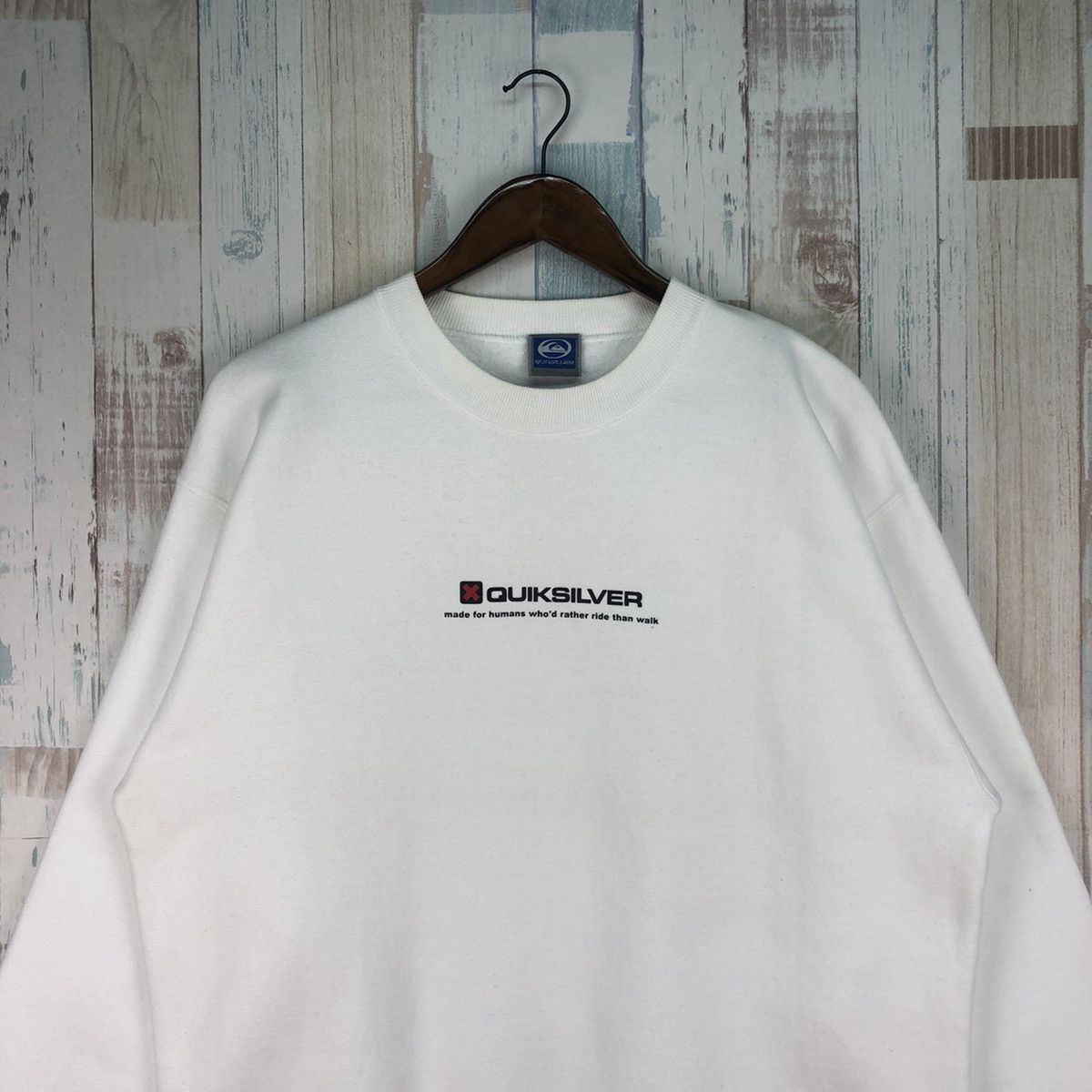 Quicksilver Vintage 90s Quicksilver Sweatshirt Made In Japan Size US L / EU 52-54 / 3 - 3 Thumbnail
