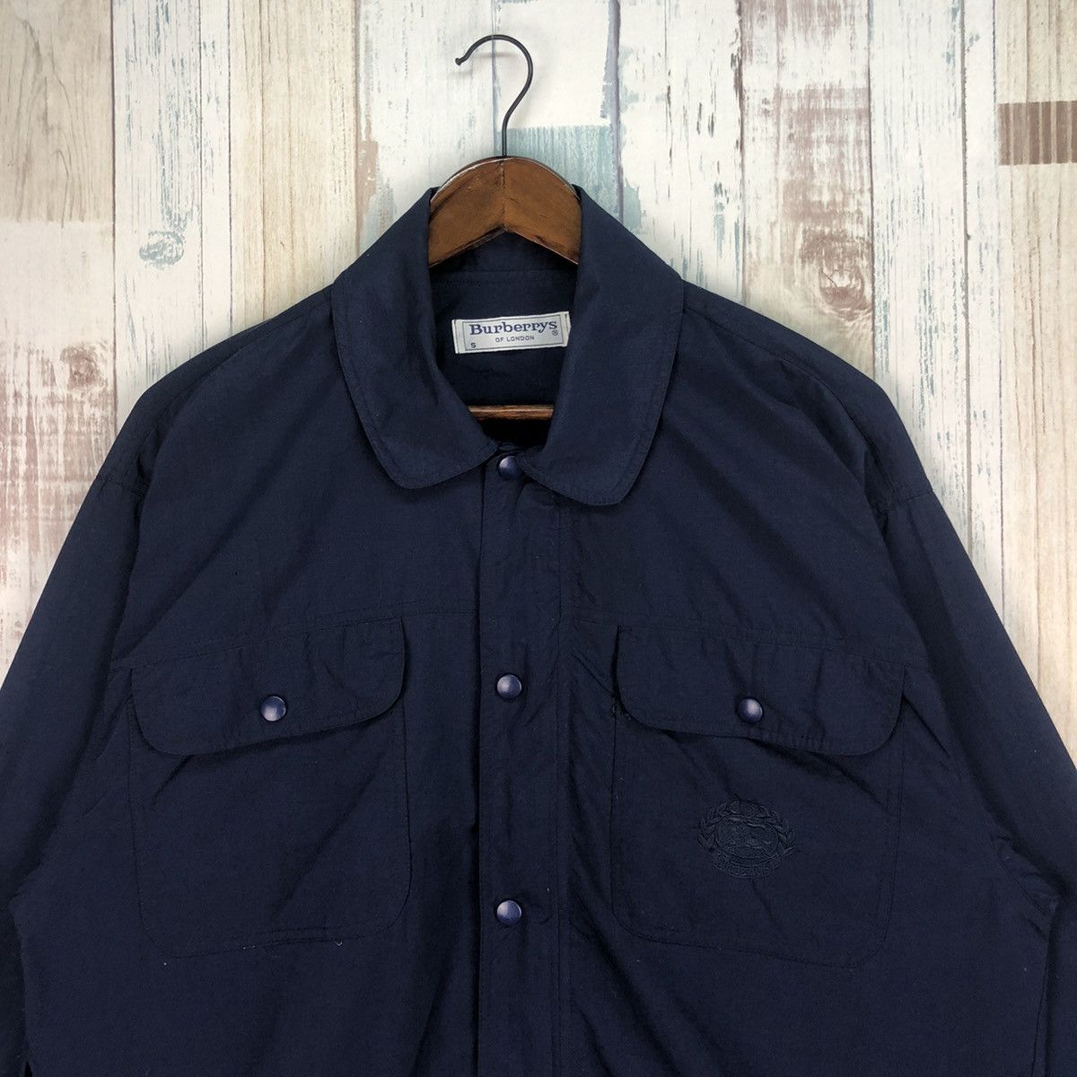 Burberry Vintage 90s Burberrys Of London Embroidery Logo Jacket Size US S / EU 44-46 / 1 - 3 Thumbnail