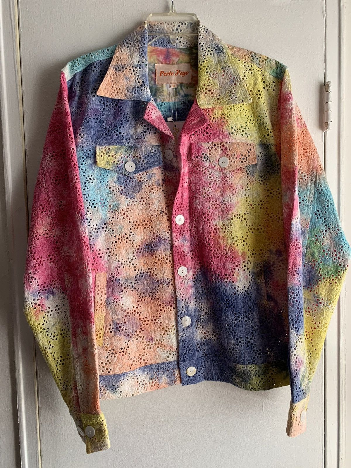 Other Perte D’ego tie dye Psychedelic cargo pant & jacket set Size US 31 - 4 Thumbnail