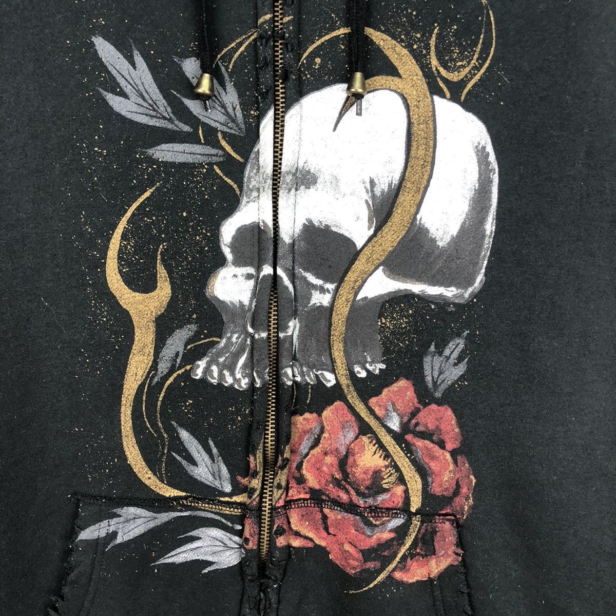 Japanese Brand Vintage Juraku Sukajan Hoodie Seditionaries Rare Design Size US L / EU 52-54 / 3 - 6 Thumbnail
