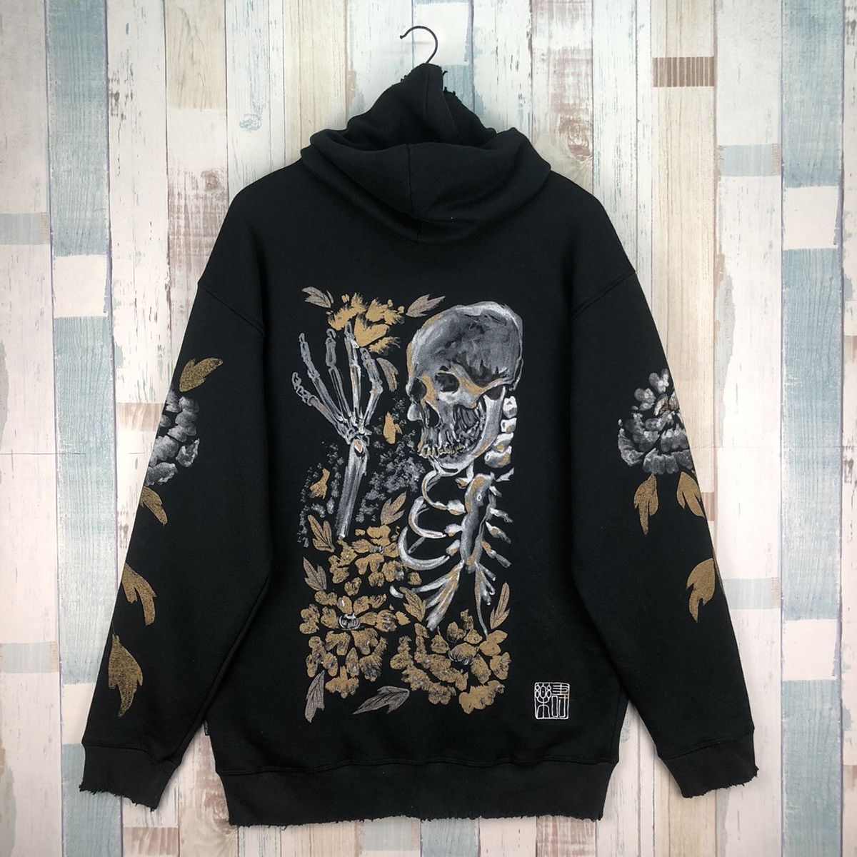 Japanese Brand Vintage Juraku Sukajan Hoodie Seditionaries Rare Design Size US L / EU 52-54 / 3 - 2 Thumbnail