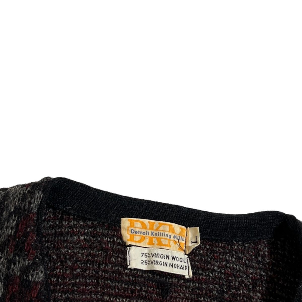 Vintage 70s Shag Mohair Detroit Knitting Mills Cardigan Size US M / EU 48-50 / 2 - 2 Preview