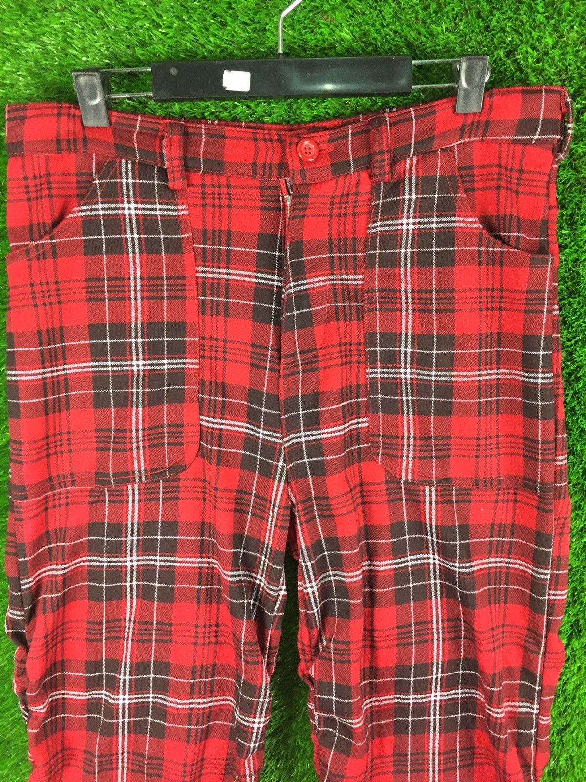 Japanese Brand ❗️RARE❗️Japanese Brand Pants Tartan Punk Design Size US 32 / EU 48 - 4 Thumbnail