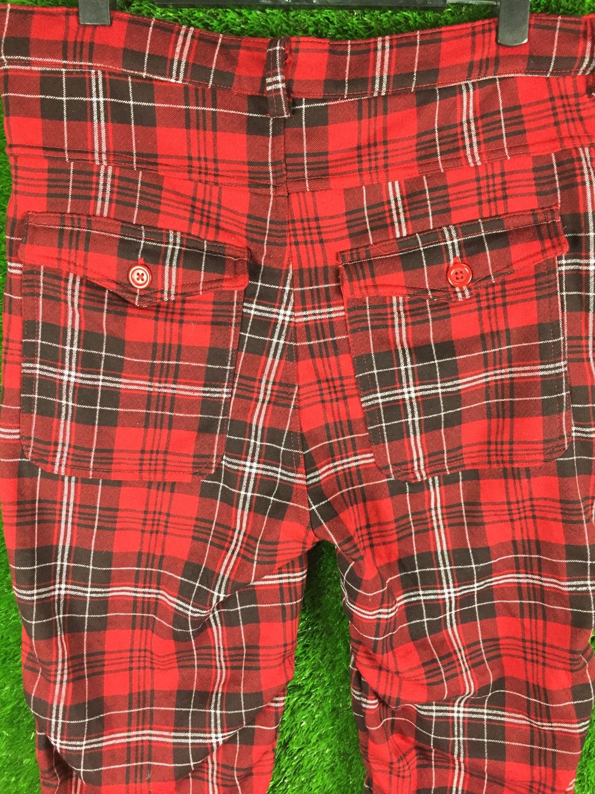 Japanese Brand ❗️RARE❗️Japanese Brand Pants Tartan Punk Design Size US 32 / EU 48 - 6 Thumbnail