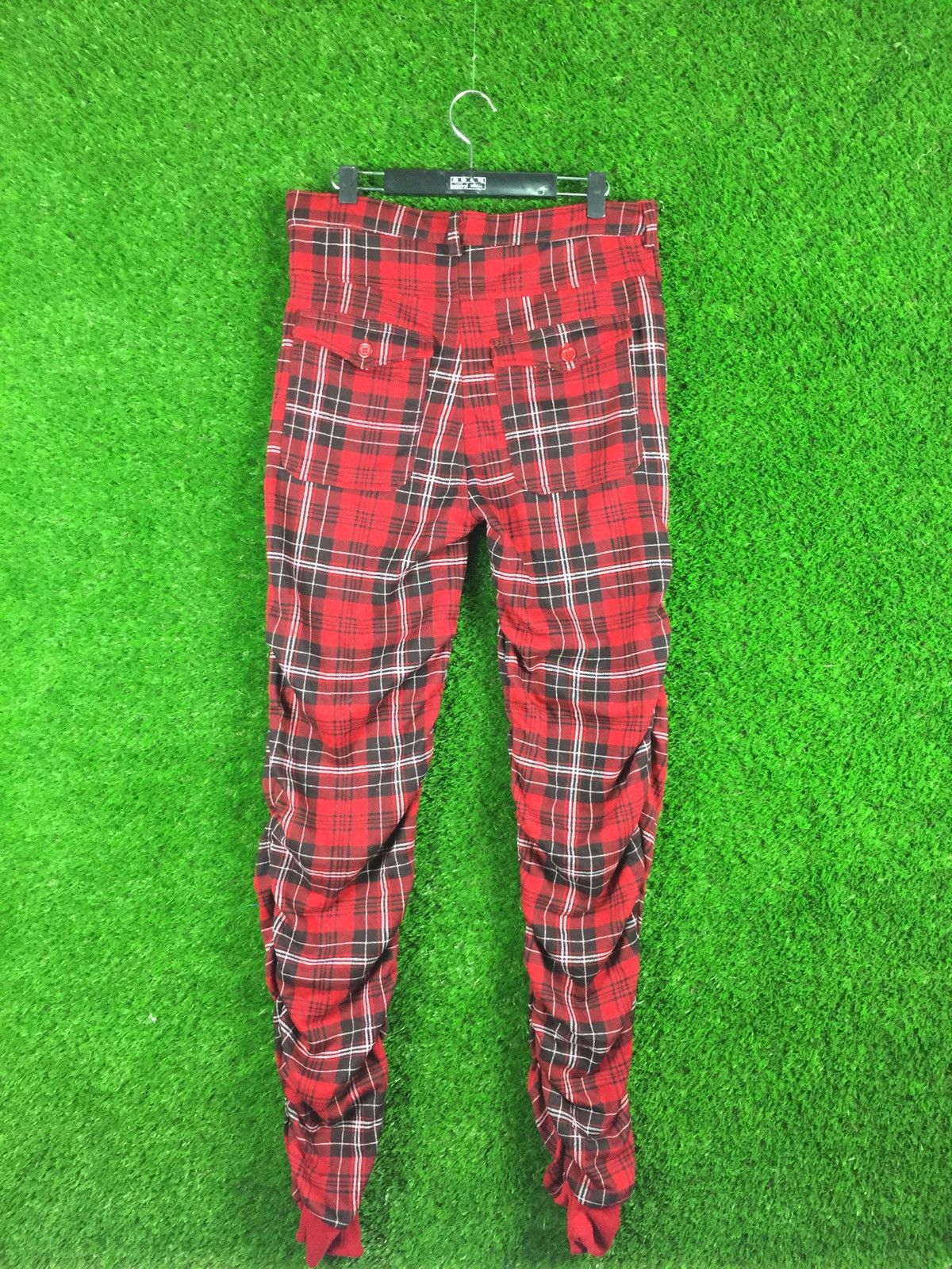 Japanese Brand ❗️RARE❗️Japanese Brand Pants Tartan Punk Design Size US 32 / EU 48 - 2 Thumbnail