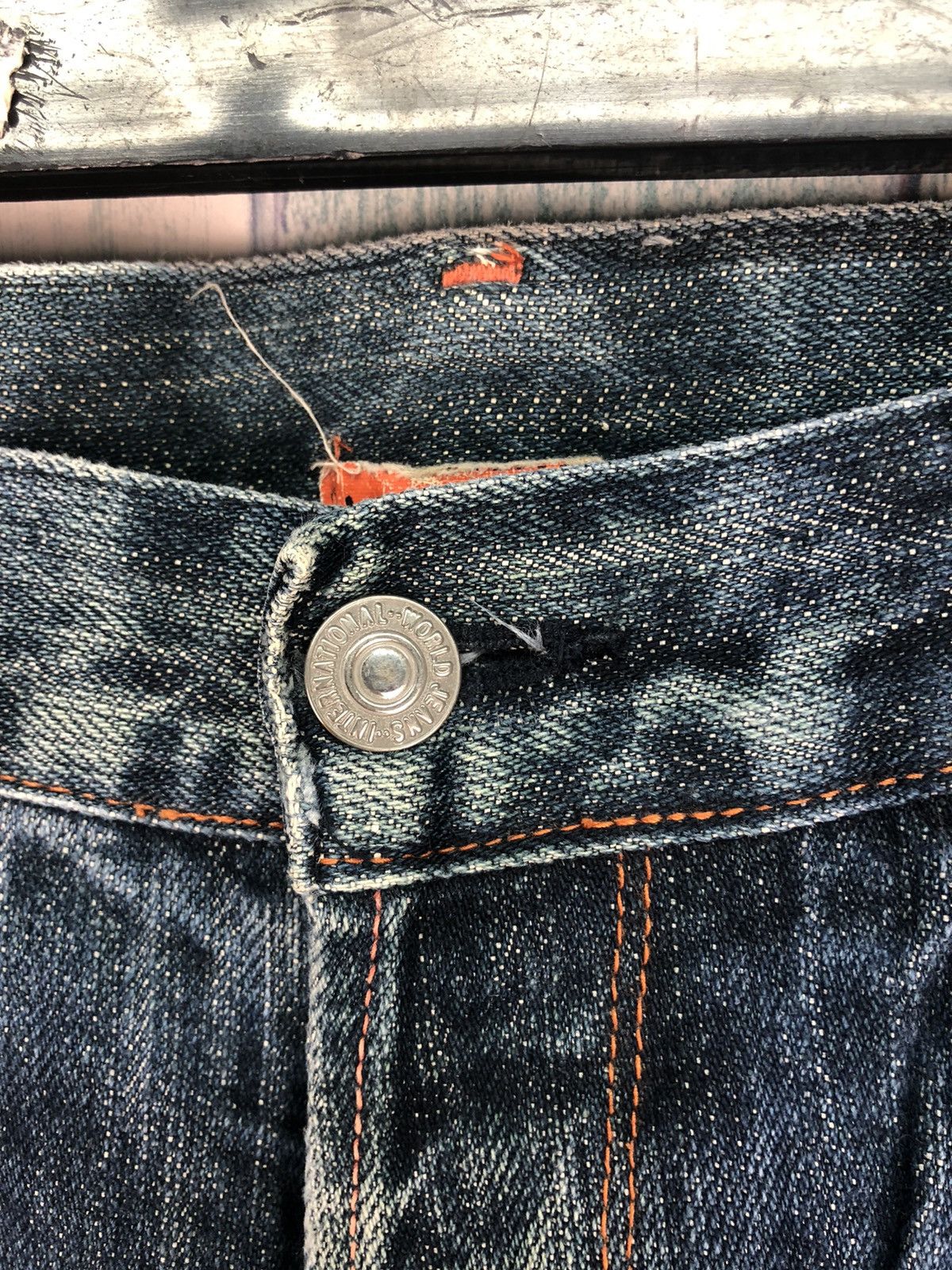 Japanese Brand Vintage Kato Denim Jeans Rare Design Made In Japan Size US 33 - 7 Thumbnail