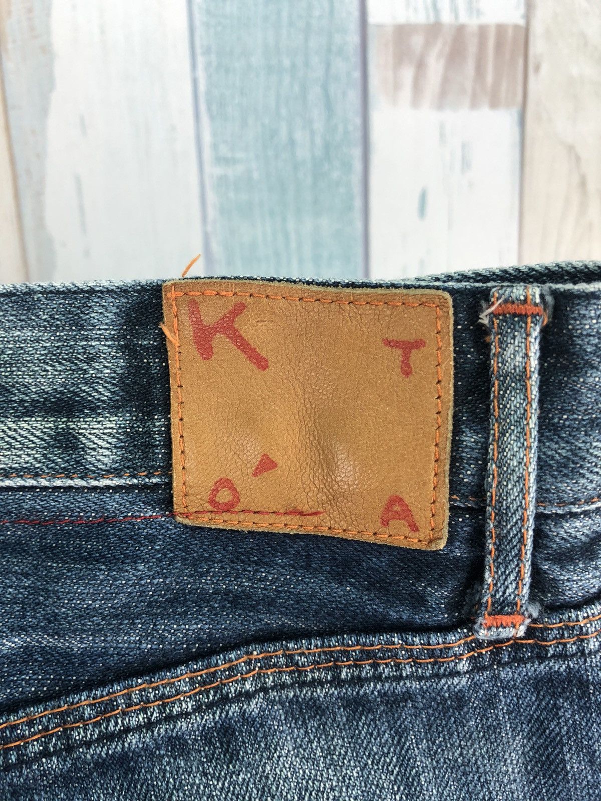 Japanese Brand Vintage Kato Denim Jeans Rare Design Made In Japan Size US 33 - 12 Thumbnail