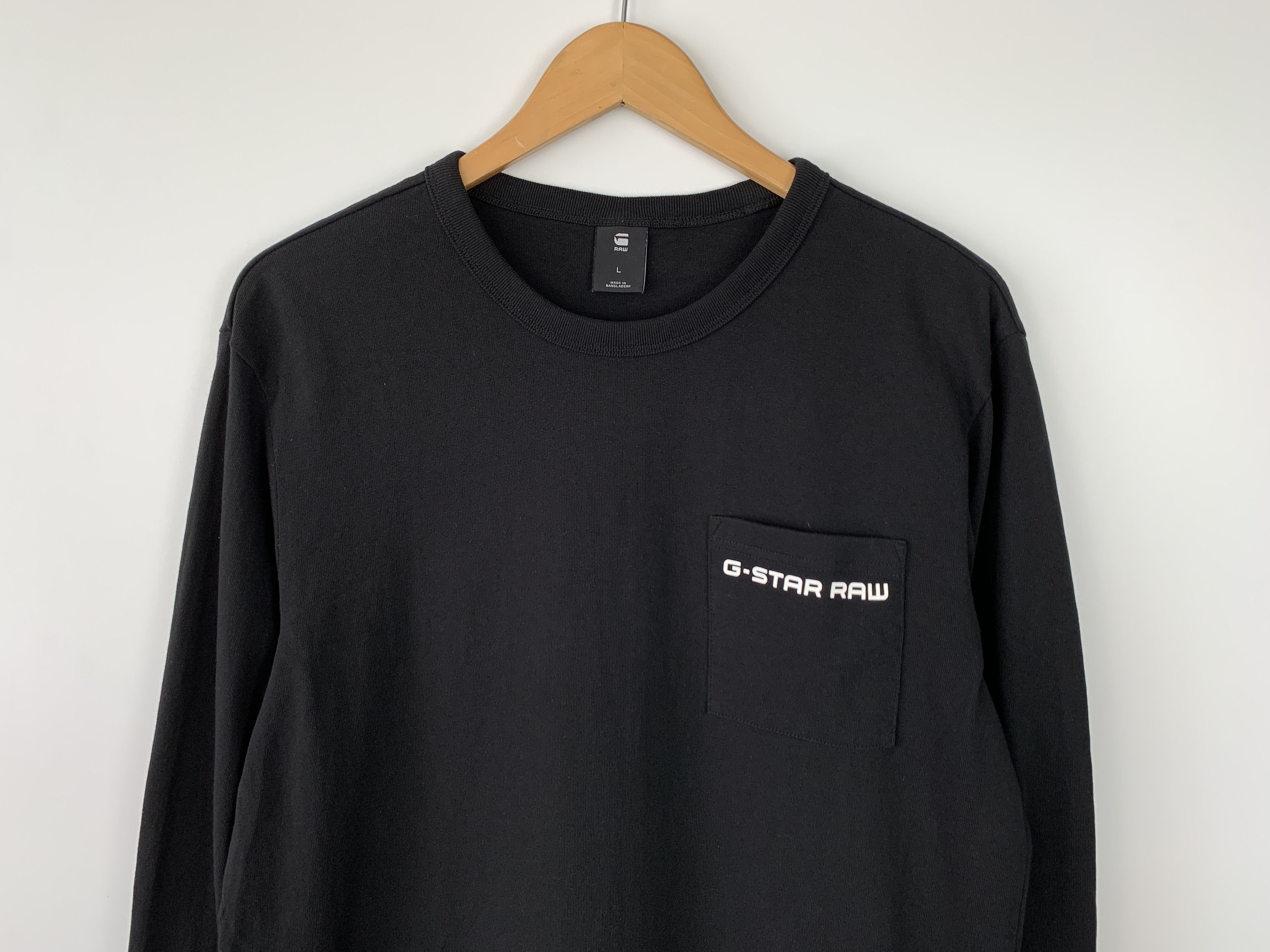 G-Star G-Star RAW Swando Art Long Sleeve Shirt Sweatshirt Black Size US L / EU 52-54 / 3 - 2 Thumbnail