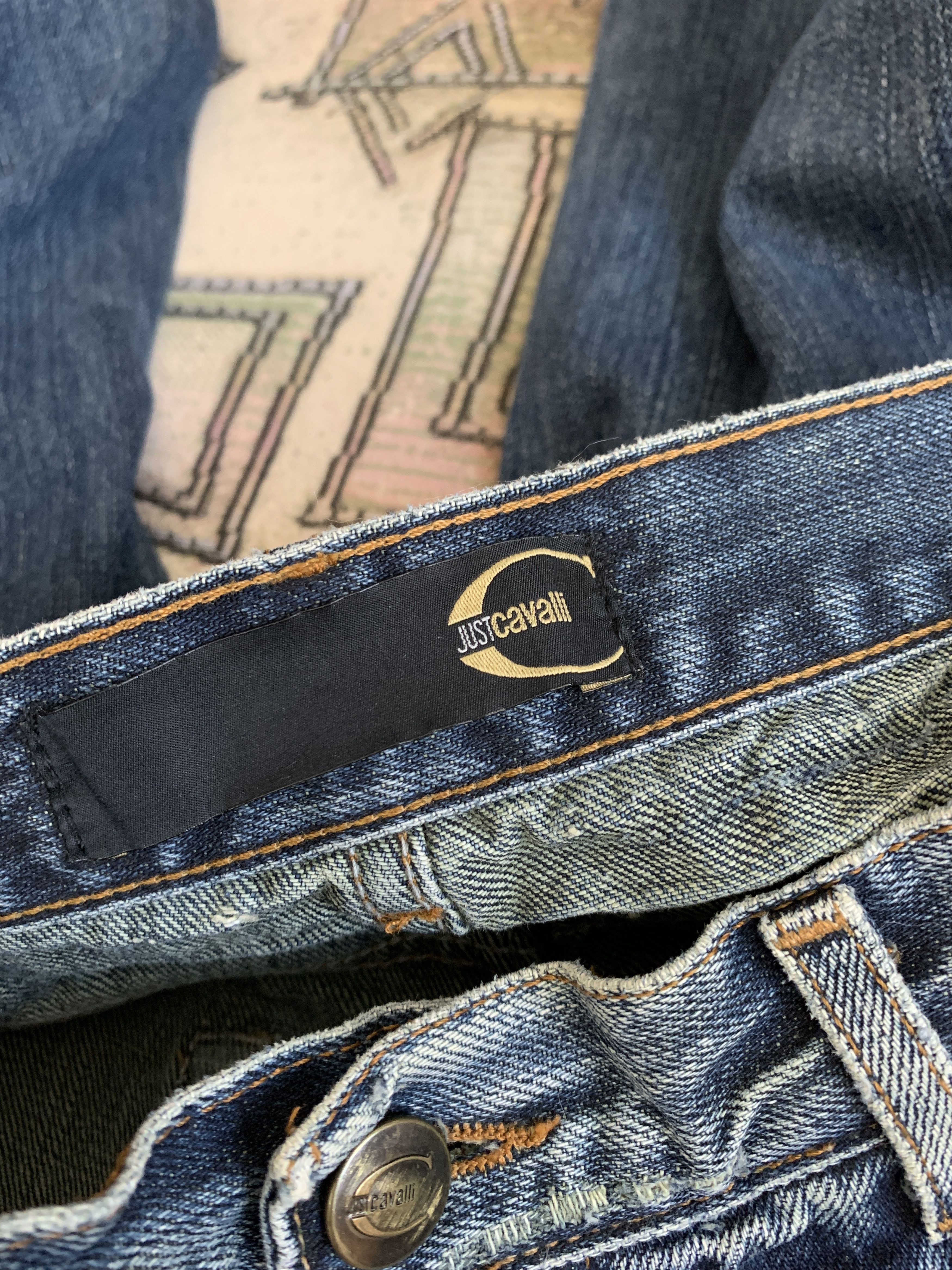 Just Cavalli × Vintage Vintage Just Cavalli Flared Jeans Size 35/49 Size US 35 - 11 Thumbnail