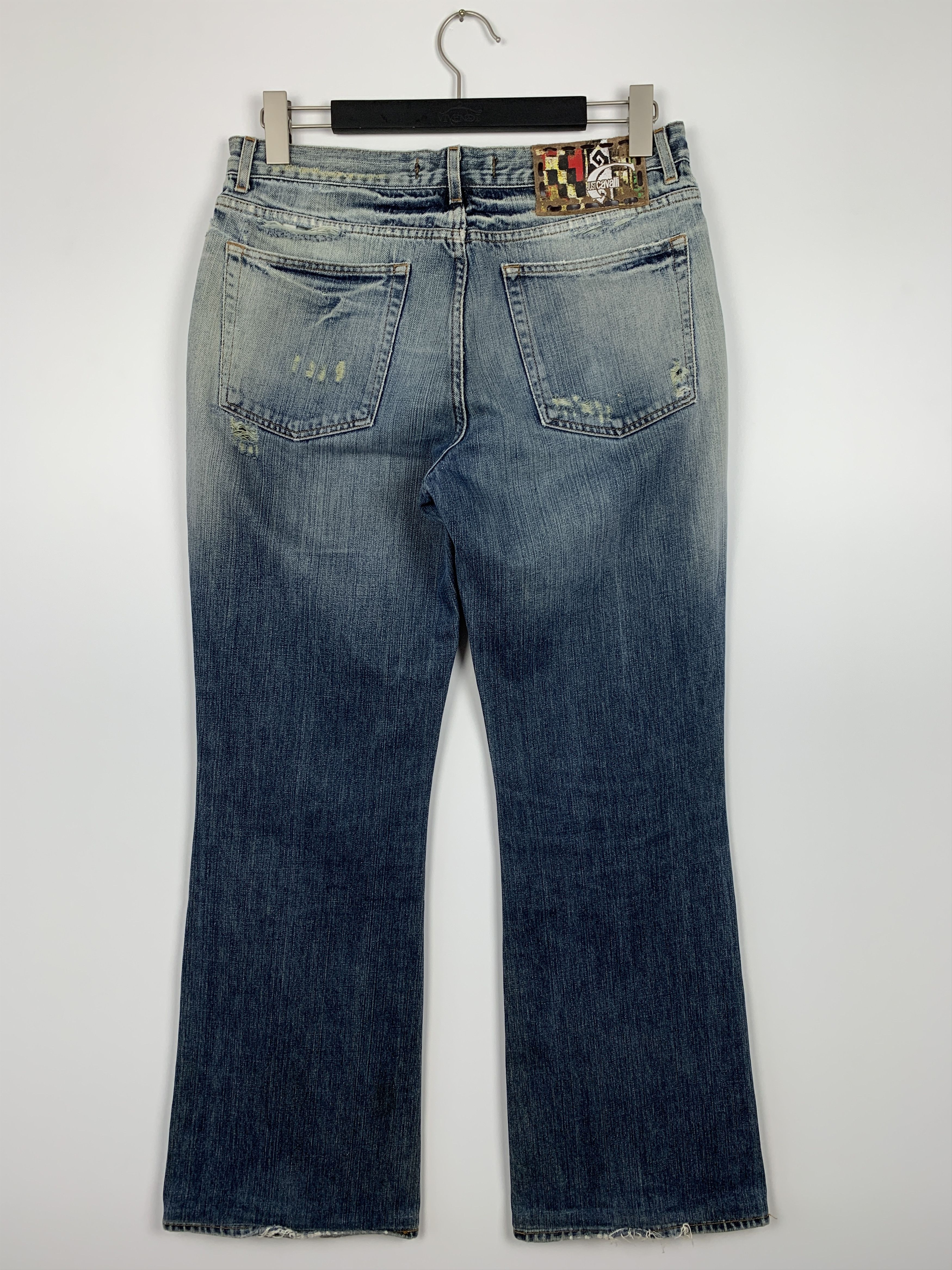 Just Cavalli × Vintage Vintage Just Cavalli Flared Jeans Size 35/49 Size US 35 - 4 Thumbnail