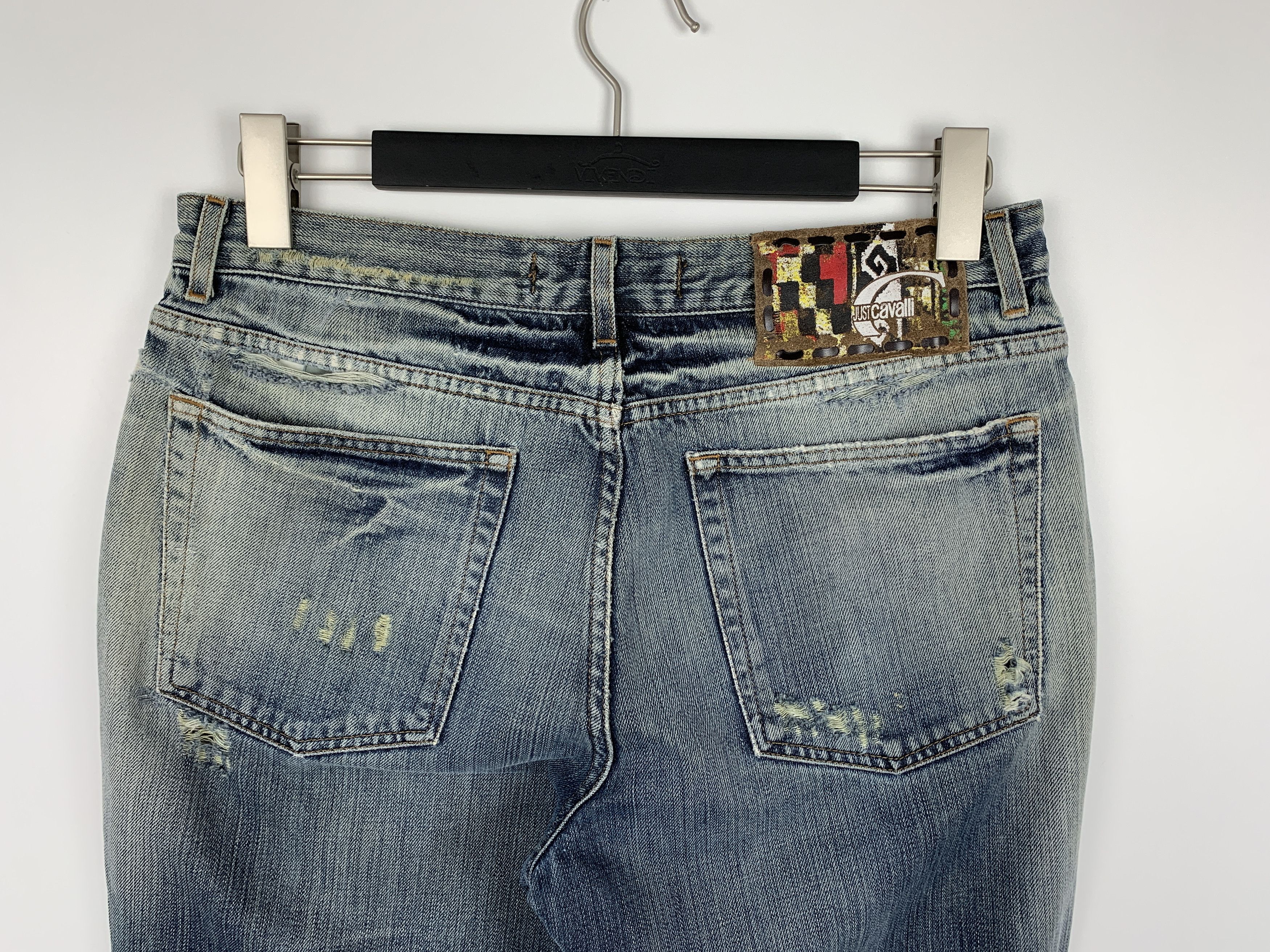 Just Cavalli × Vintage Vintage Just Cavalli Flared Jeans Size 35/49 Size US 35 - 5 Thumbnail