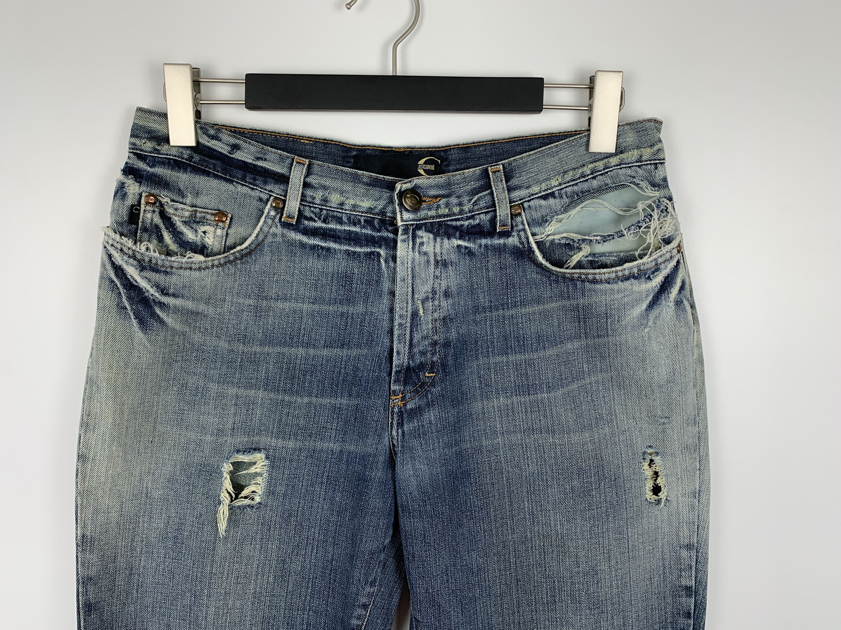 Just Cavalli × Vintage Vintage Just Cavalli Flared Jeans Size 35/49 Size US 35 - 2 Thumbnail