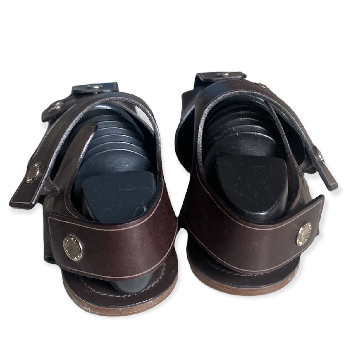 Kim Jones × Louis Vuitton Runway SS12 Leather Sandals Size US 9 / EU 42 - 6 Thumbnail