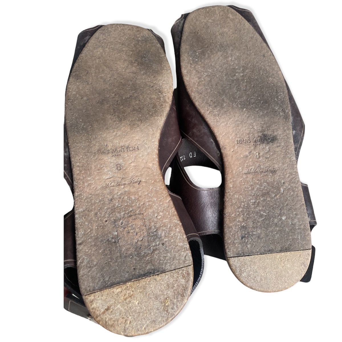 Kim Jones × Louis Vuitton Runway SS12 Leather Sandals Size US 9 / EU 42 - 10 Thumbnail