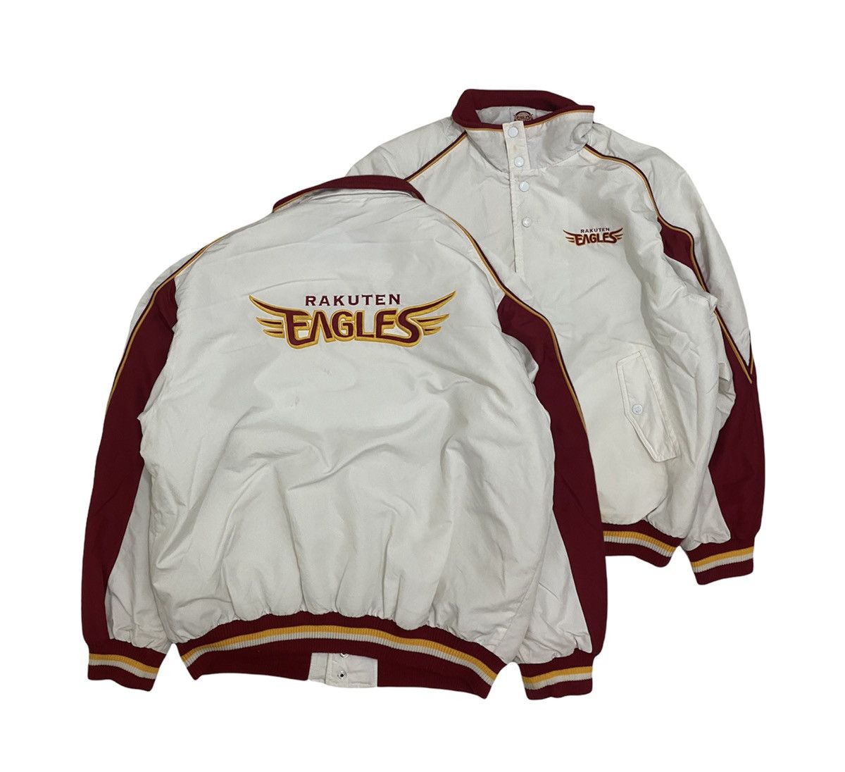 国内外の人気集結！ Vintage × MLB × Brand Japanese Rakuten Jacket Varsity Eagles ウェア
