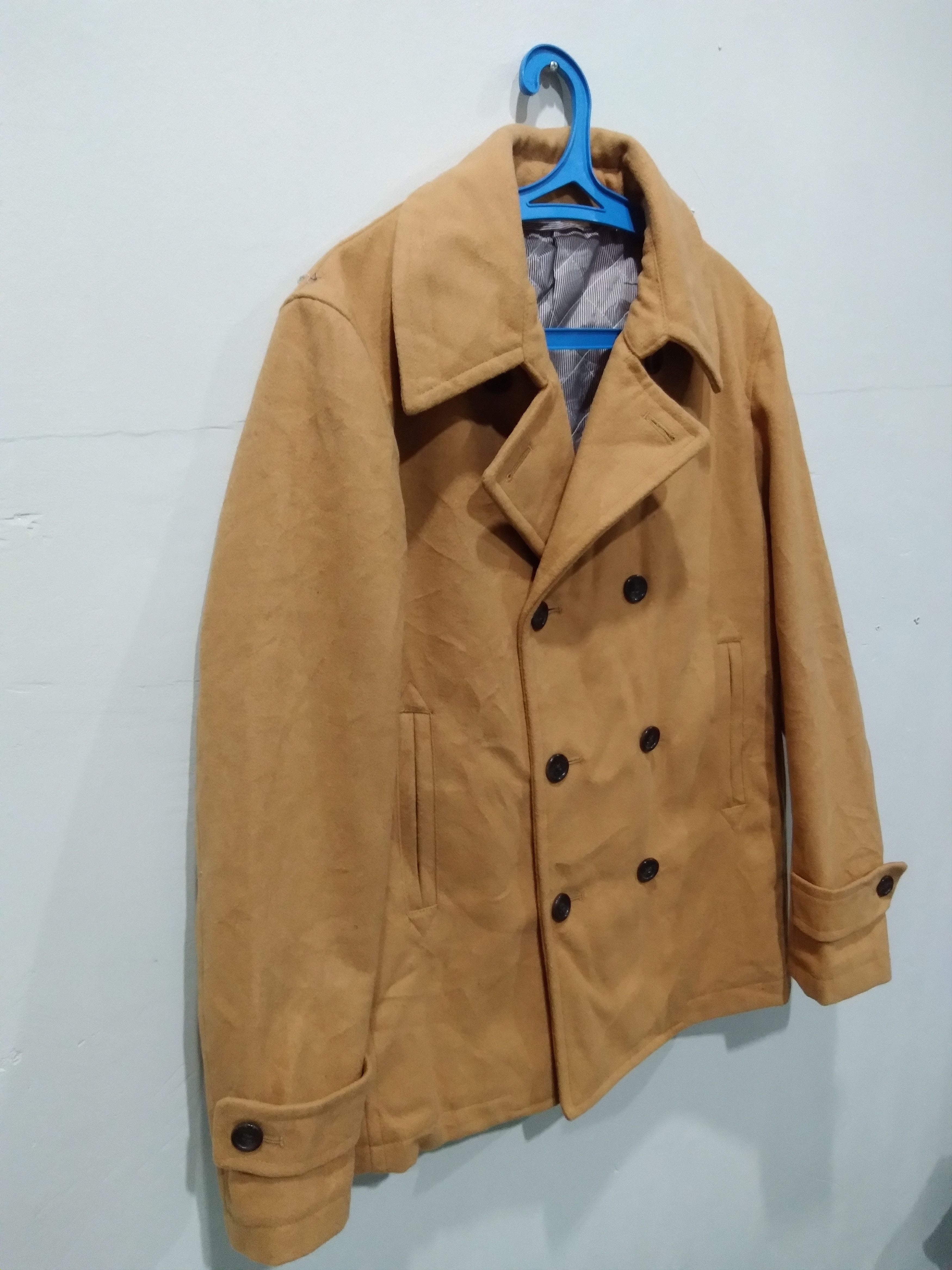 Japanese Brand GU Double Collar Wool Gents Jackets Size US M / EU 48-50 / 2 - 2 Thumbnail