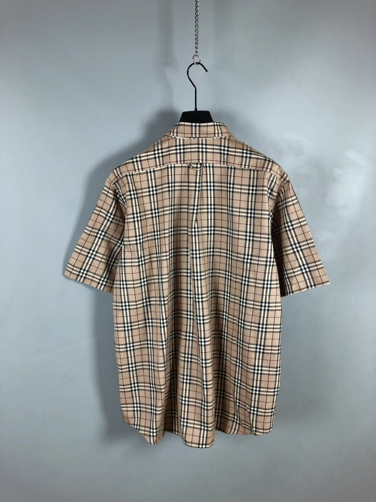 Burberry Burberry Fullprint Nova Check Short Sleeve Shirt Size US XL / EU 56 / 4 - 13 Thumbnail