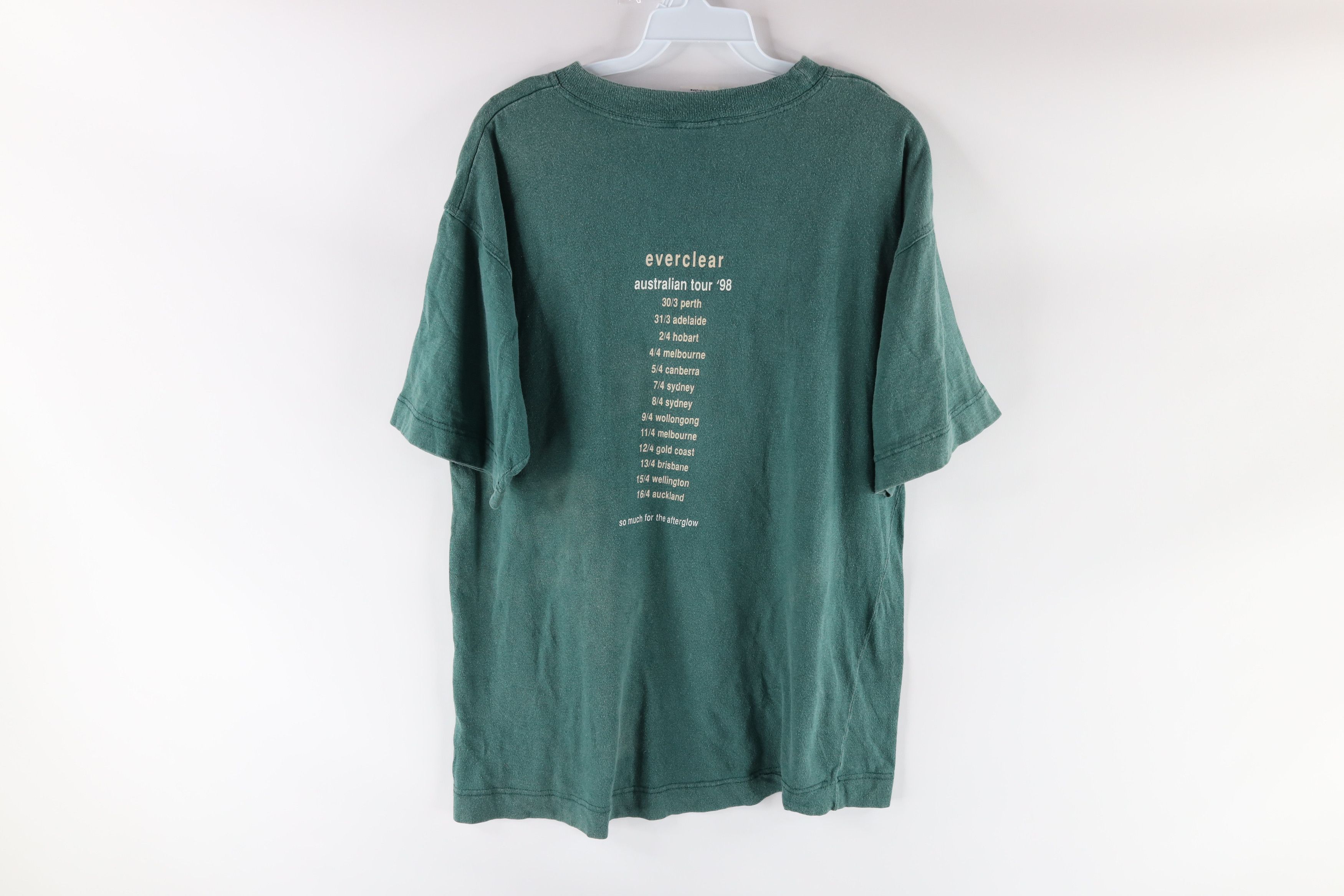 Vintage Vintage 90s 1998 Everclear Australian Band Tour T-Shirt Size US L / EU 52-54 / 3 - 7 Thumbnail