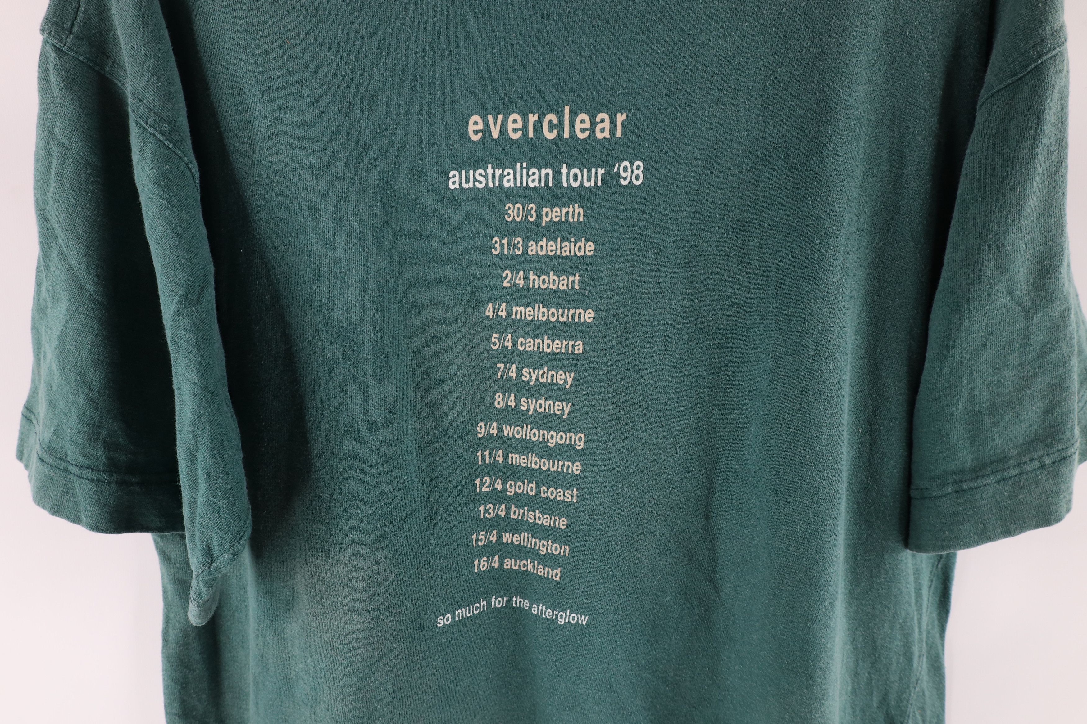 Vintage Vintage 90s 1998 Everclear Australian Band Tour T-Shirt Size US L / EU 52-54 / 3 - 6 Thumbnail