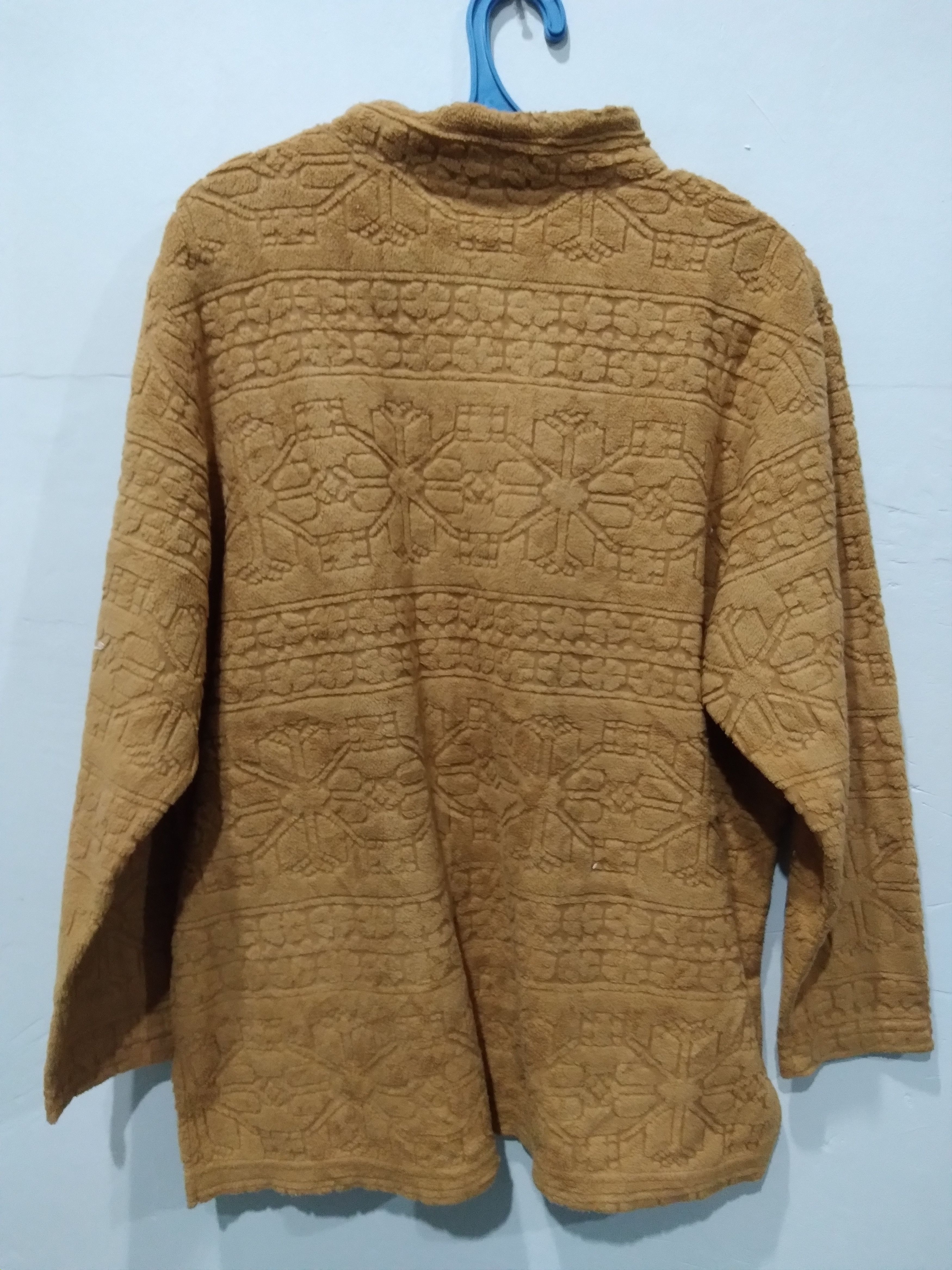 Japanese Brand Healthy Karen Aztec Motive Oversized Pullover Sweater Size US XL / EU 56 / 4 - 4 Thumbnail