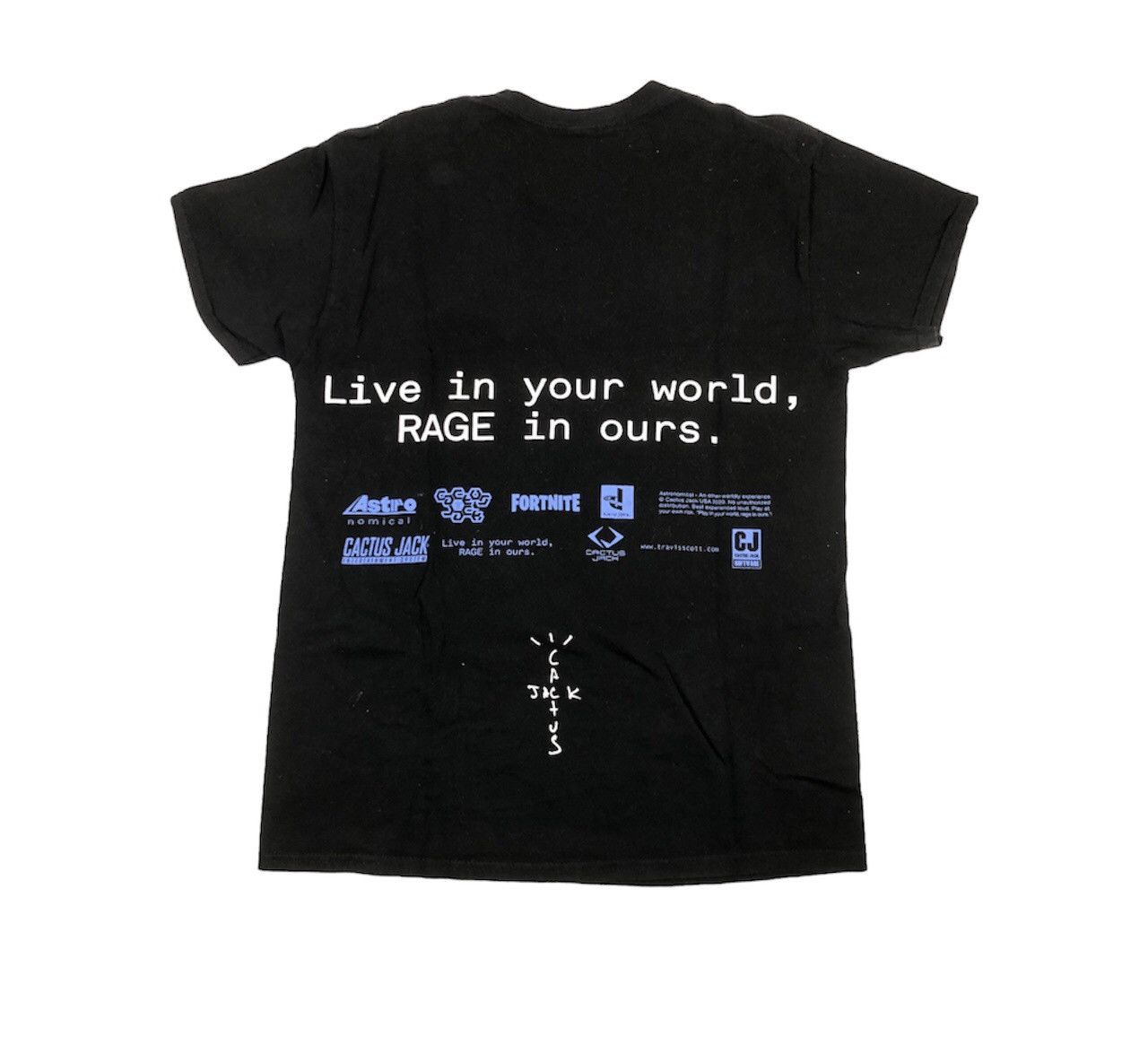 Travis Scott Travis Scott x fortnite astronomical rage in ours shirt Size US M / EU 48-50 / 2 - 2 Thumbnail