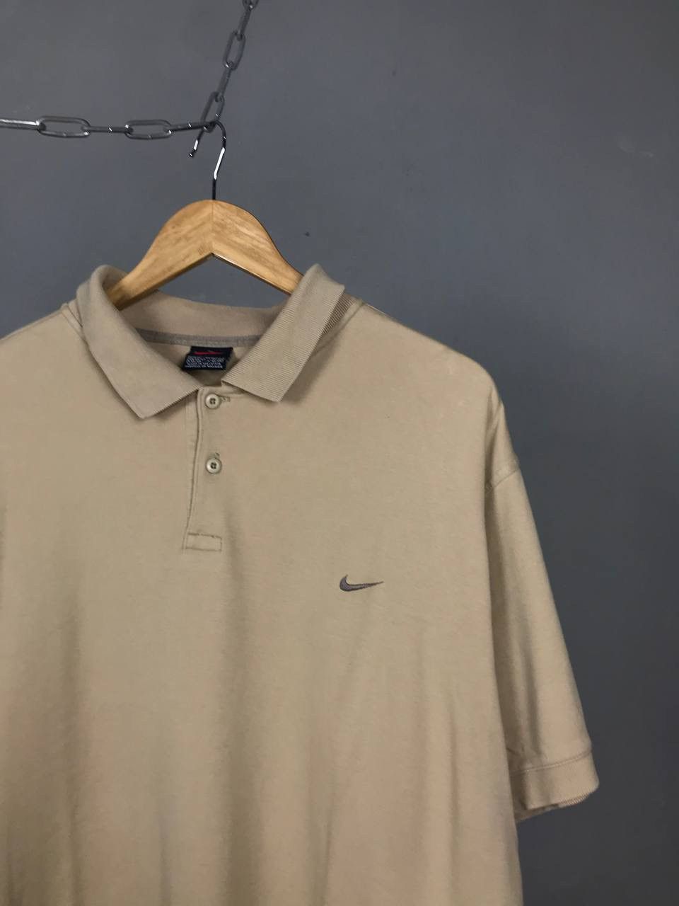 Nike × Vintage Nike swoosh streetwear vintage polo tee Size US XL / EU 56 / 4 - 2 Thumbnail