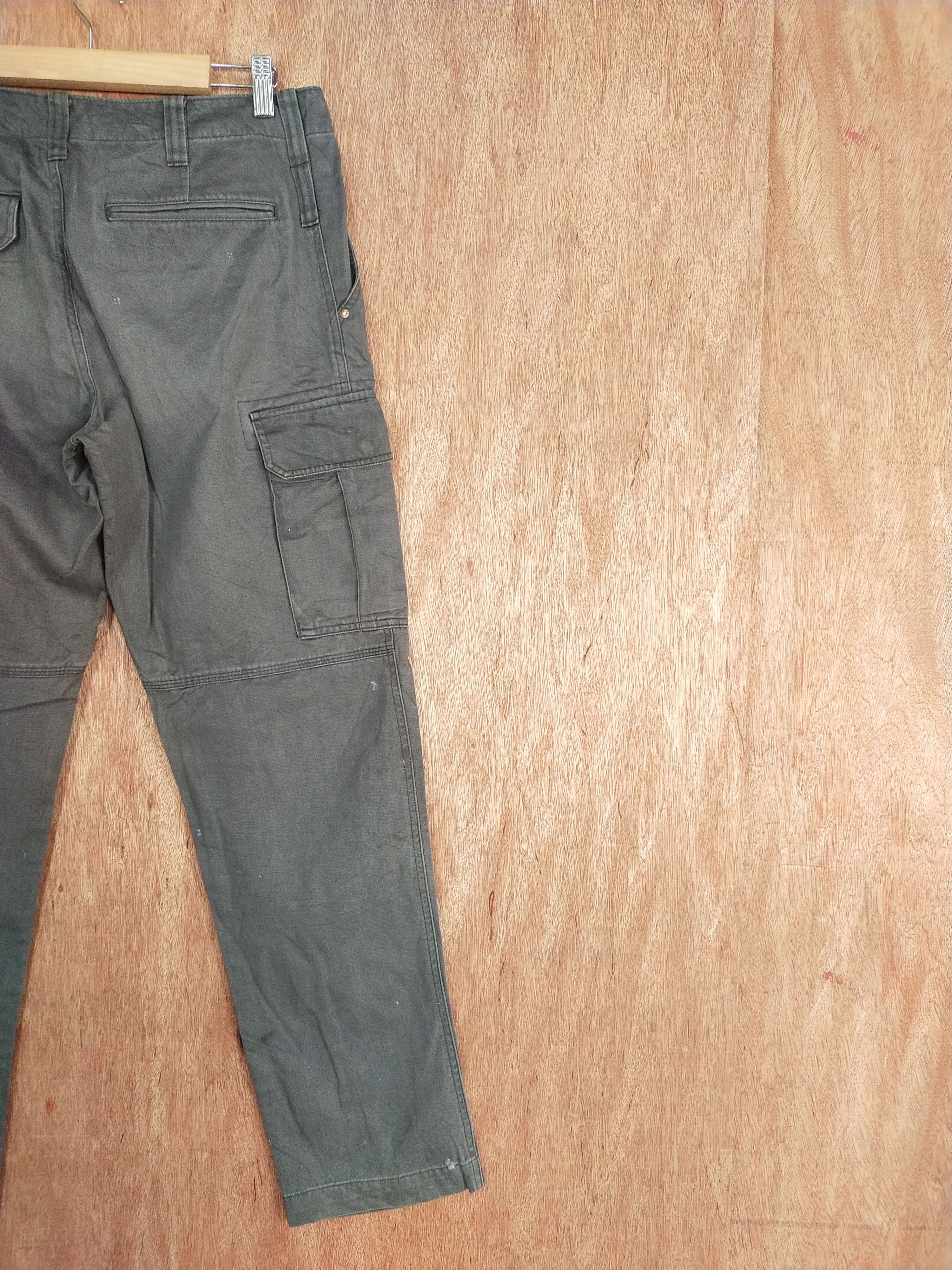 Japanese Brand Burtle gray dirty multipocket tactical cargo pants #S117 Size US 31 - 9 Thumbnail